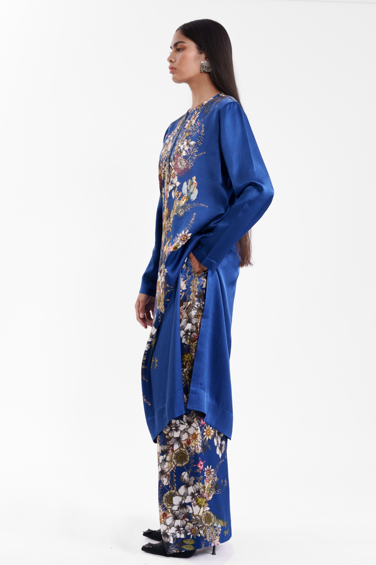 Printed Kurta and Trouser Set