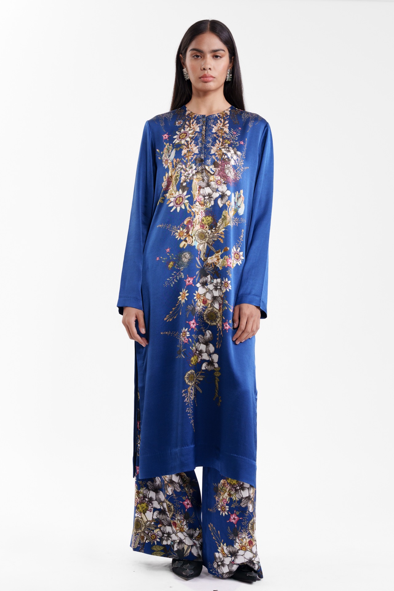 Printed Kurta and Trouser Set
