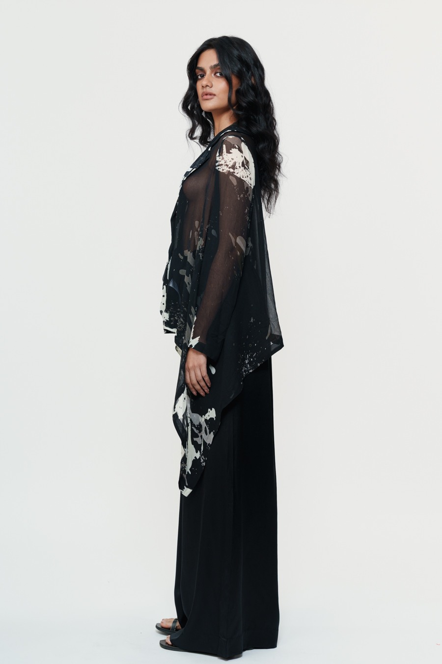 Chiffon Shirt with Trouser