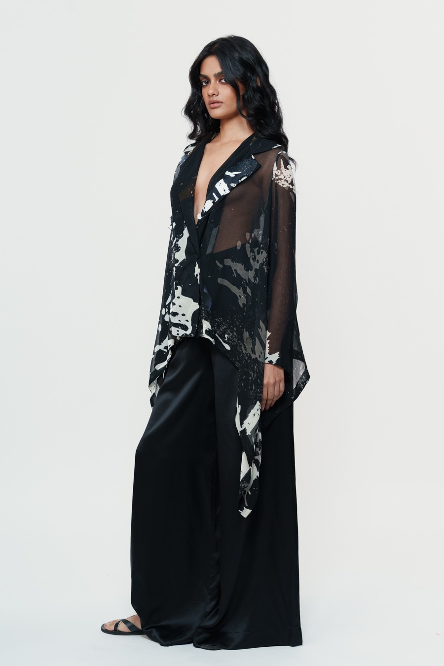 Chiffon Shirt with Trouser