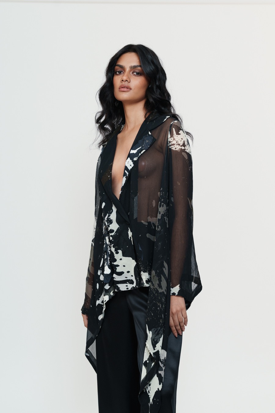 Chiffon Shirt with Trouser