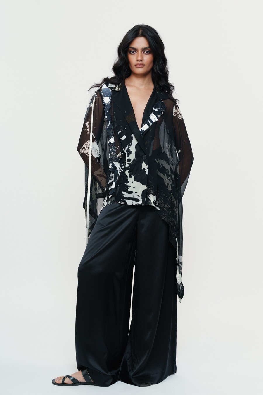 Chiffon Shirt with Trouser