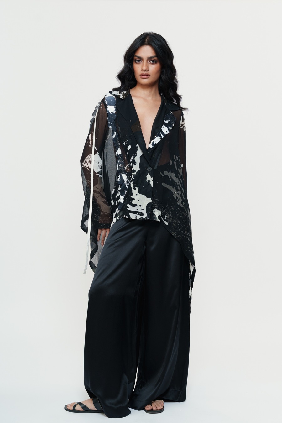 Chiffon Shirt with Trouser