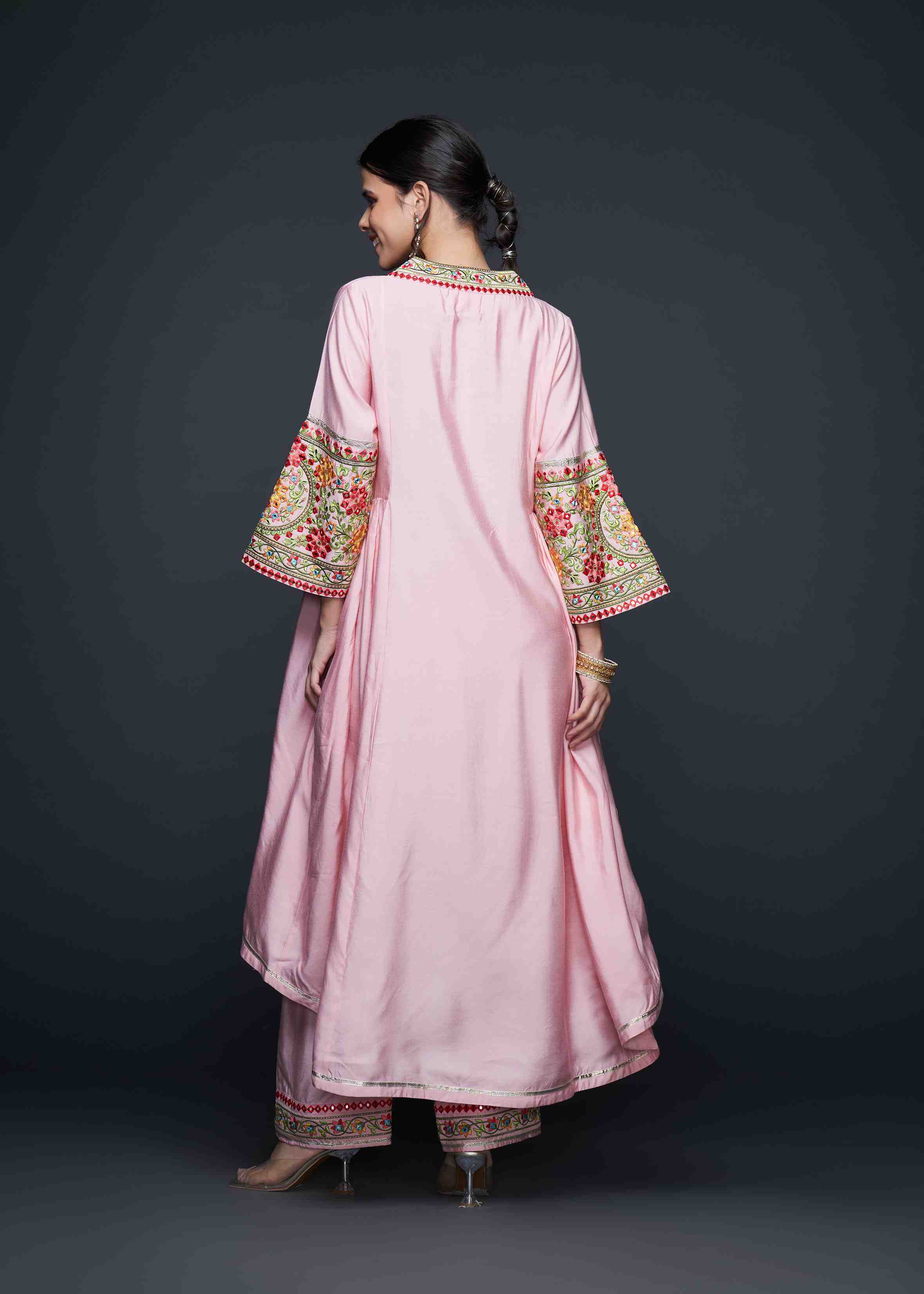 Pink Zoya Gathered Tunic