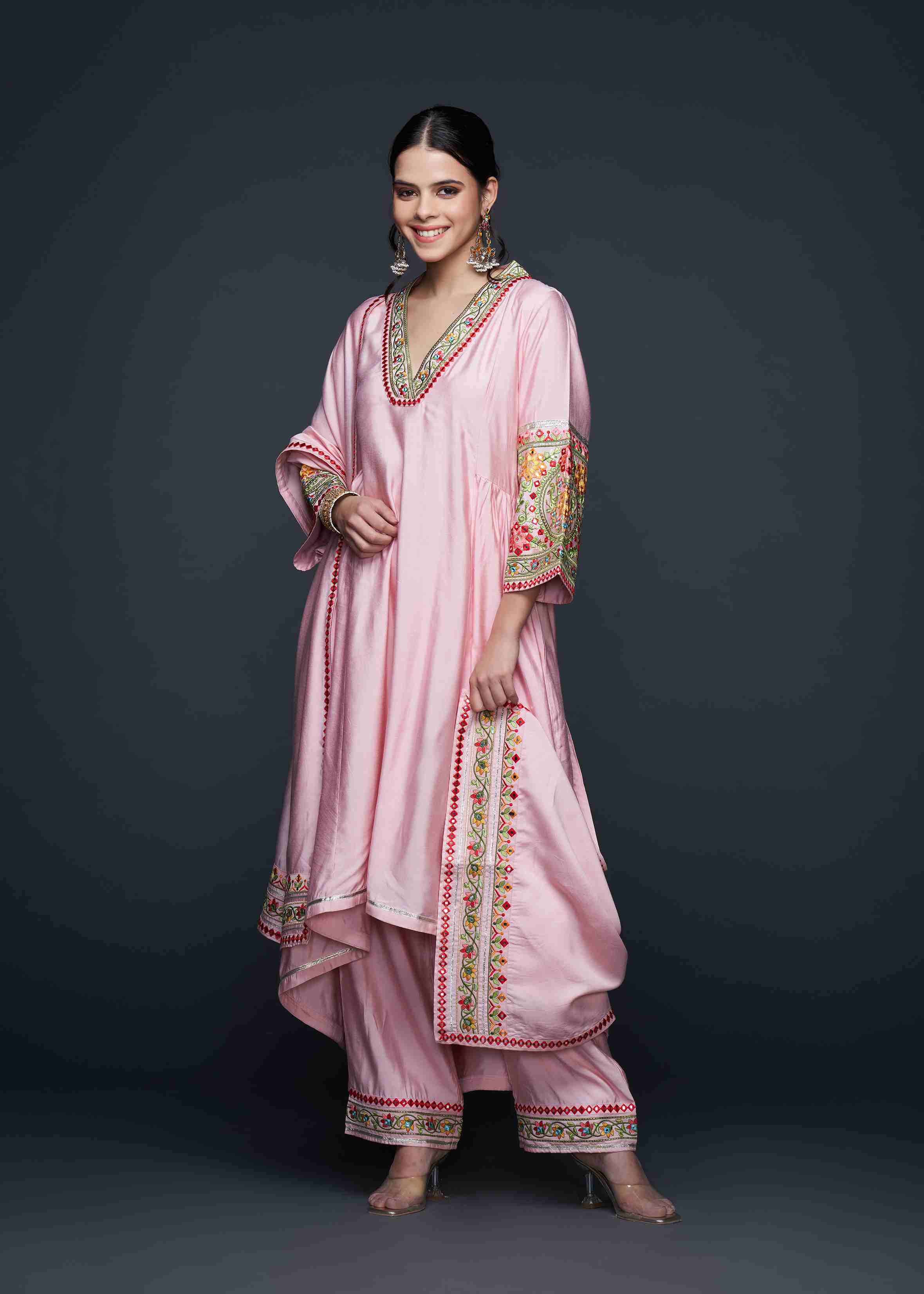 Pink Zoya Gathered Tunic