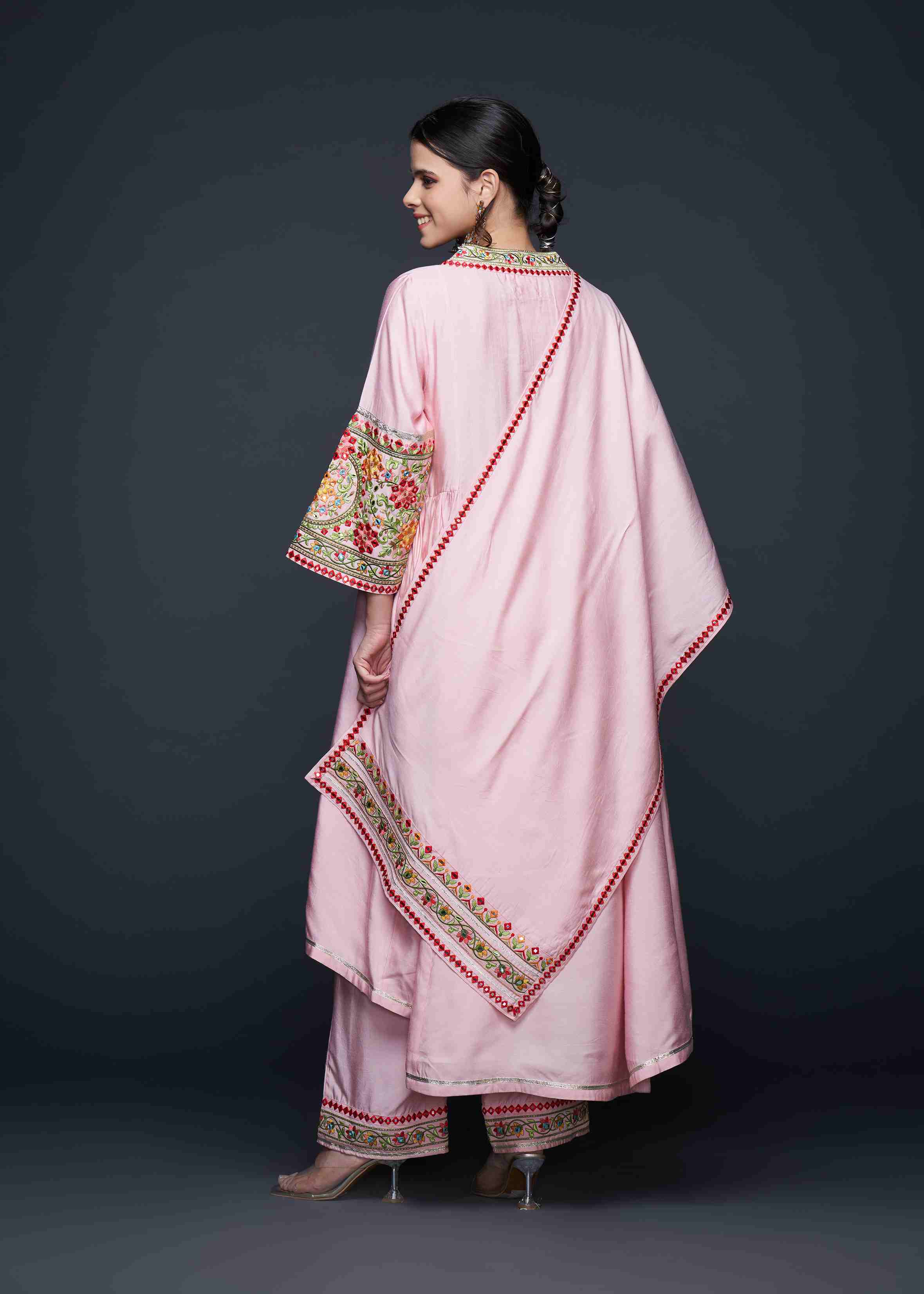 Pink Zoya Gathered Tunic