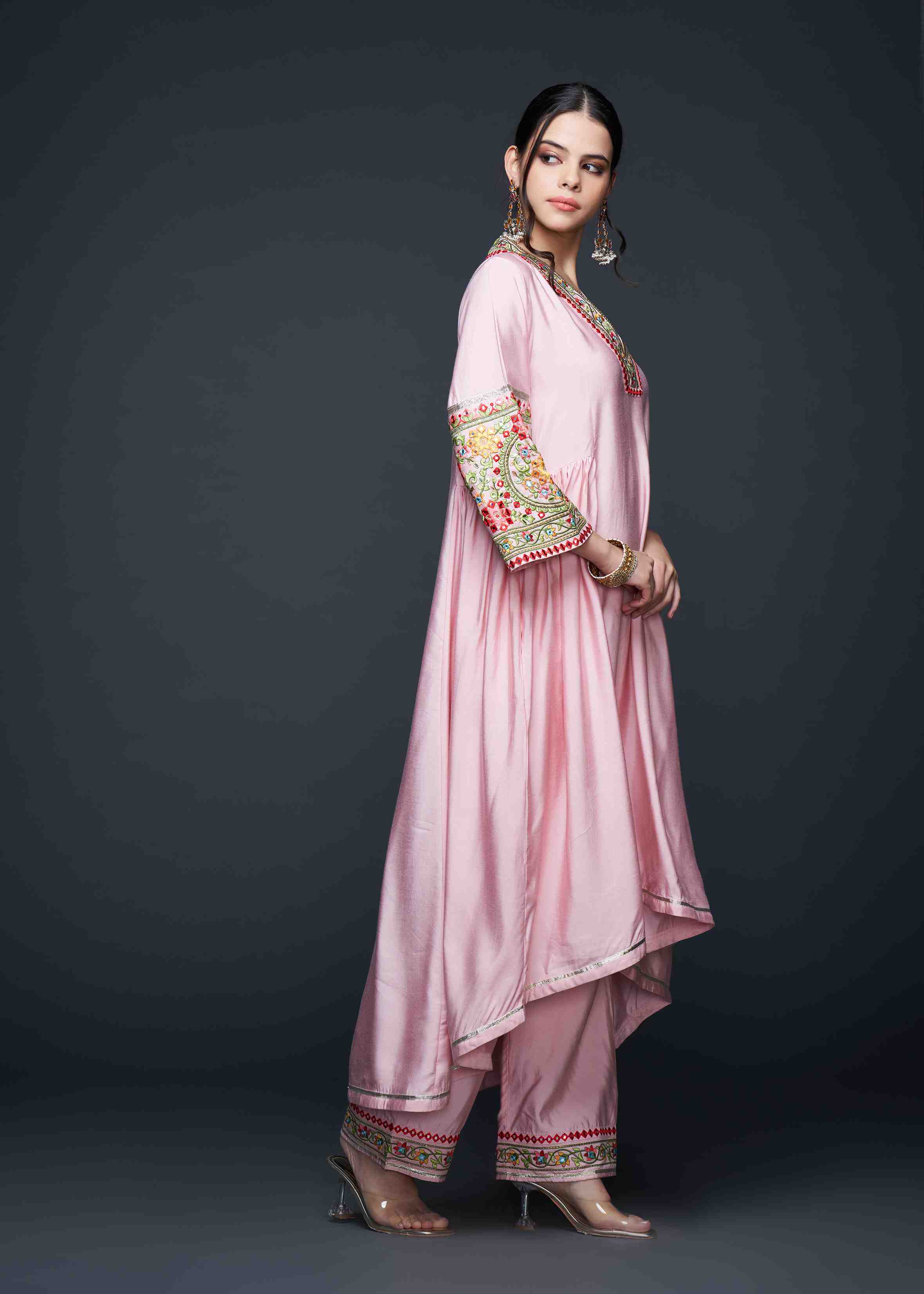 Pink Zoya Gathered Tunic