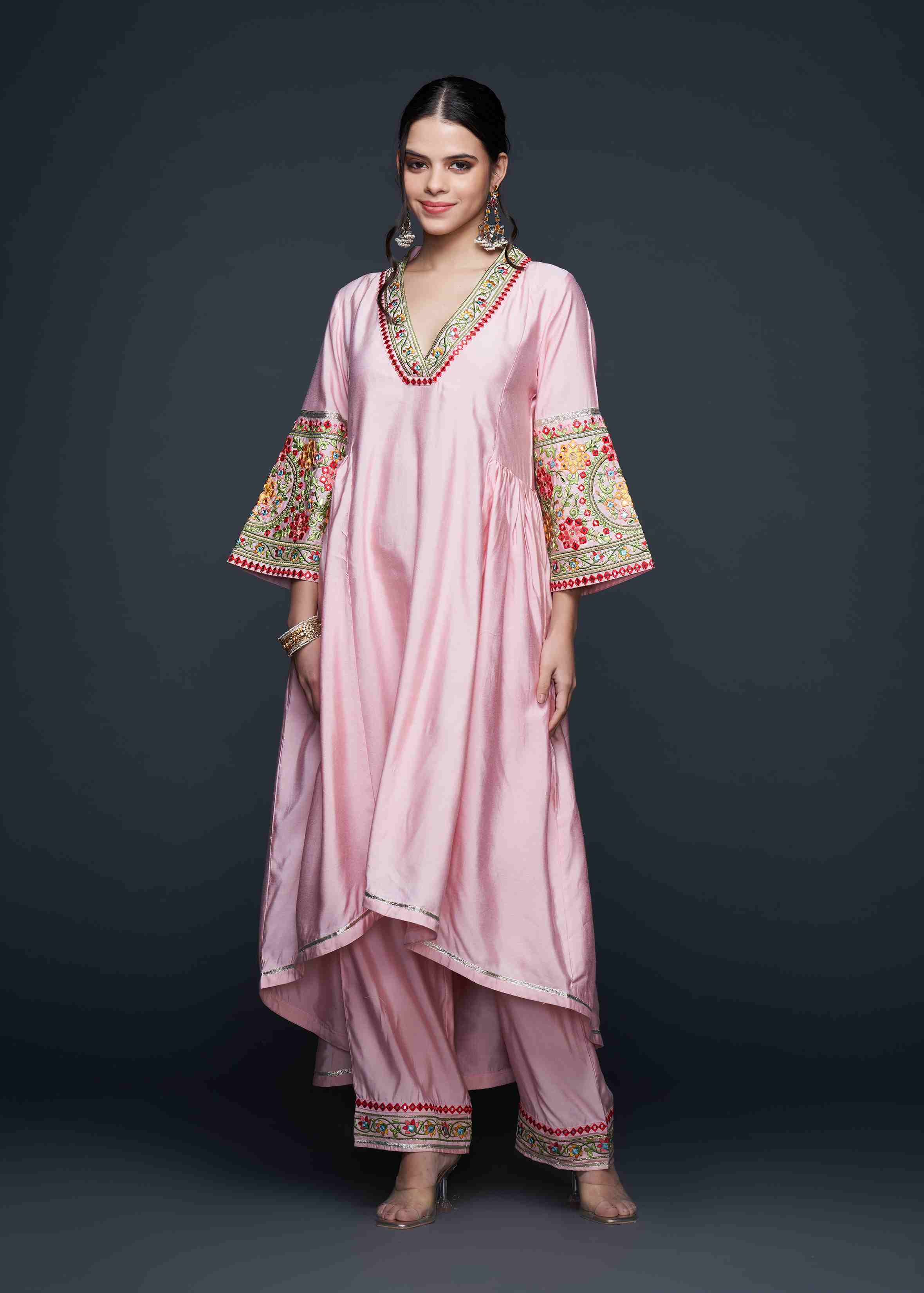 Pink Zoya Gathered Tunic