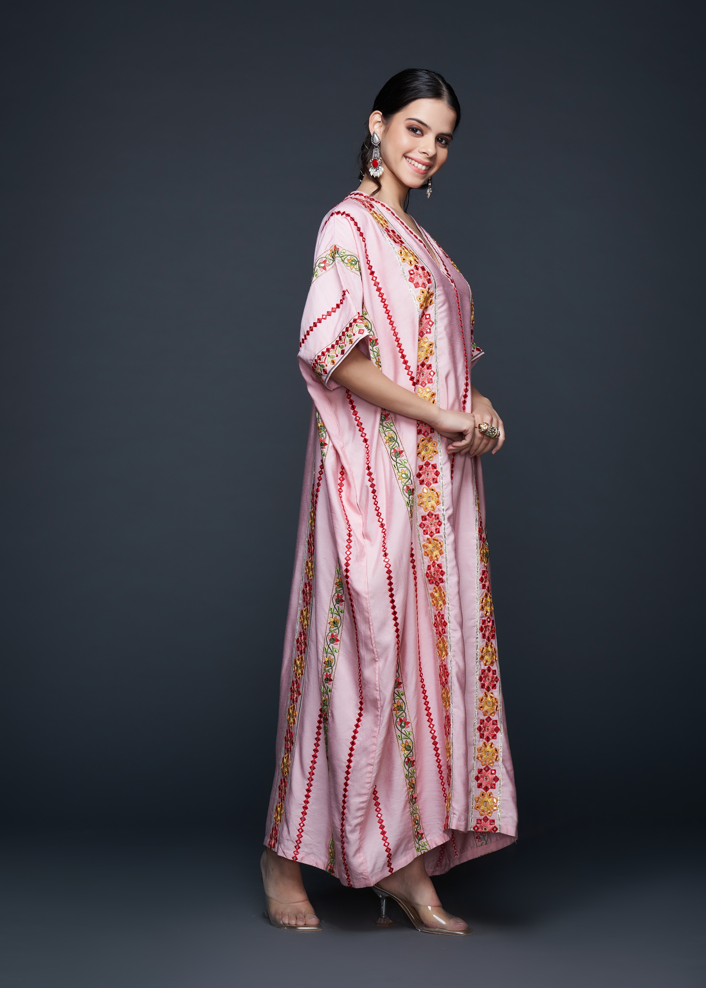 Pink Zoya Kaftan