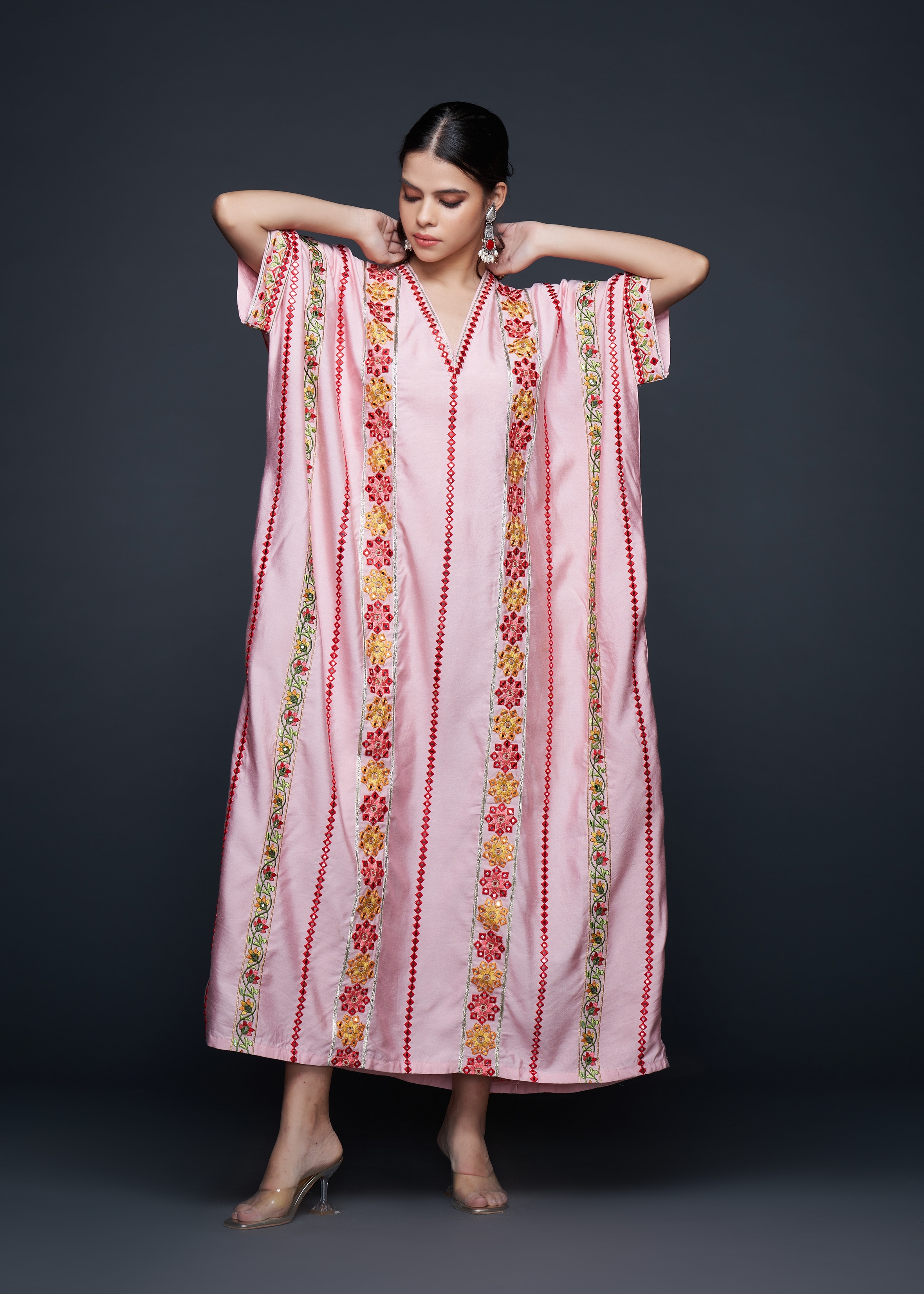 Pink Zoya Kaftan