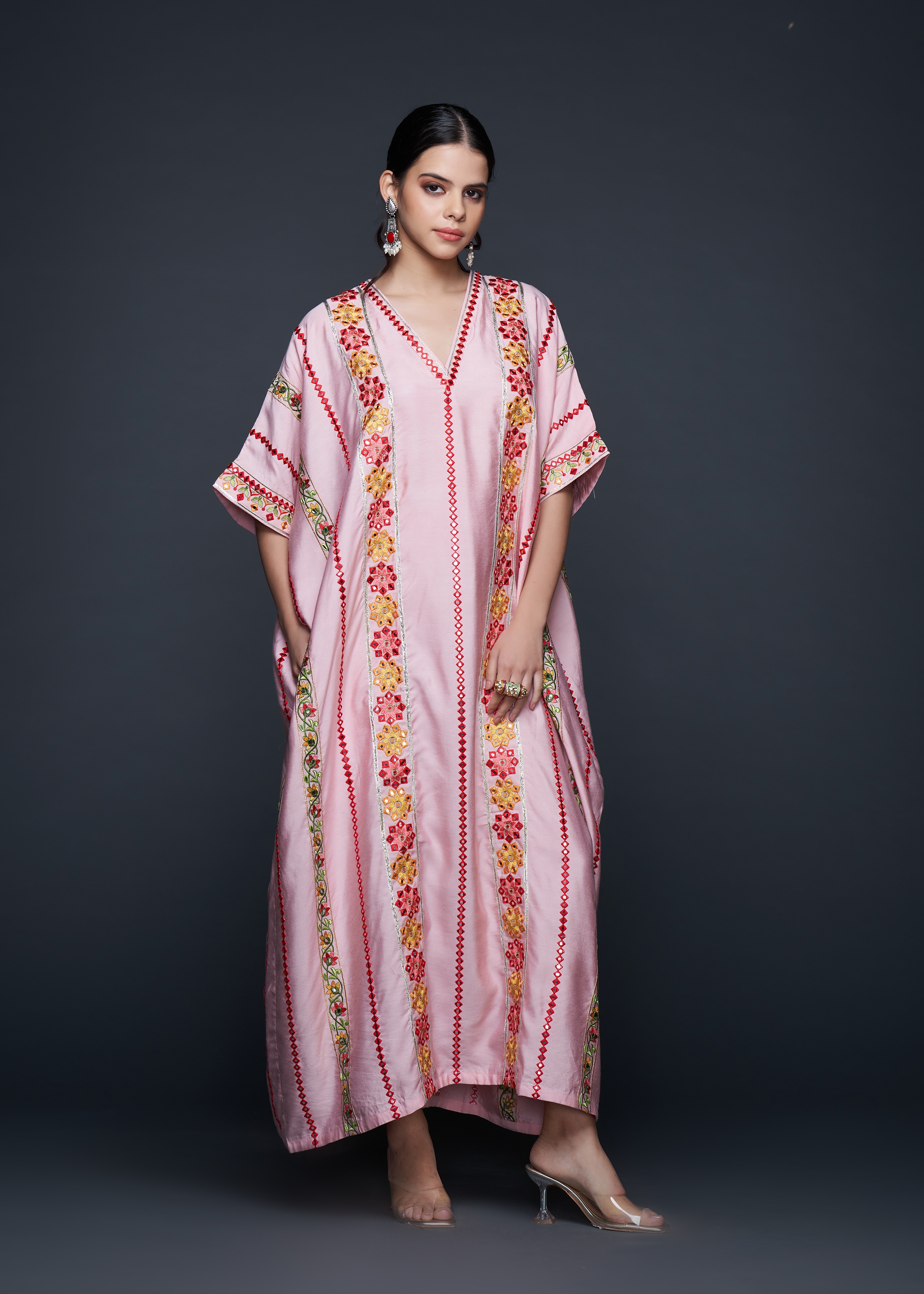 Pink Zoya Kaftan