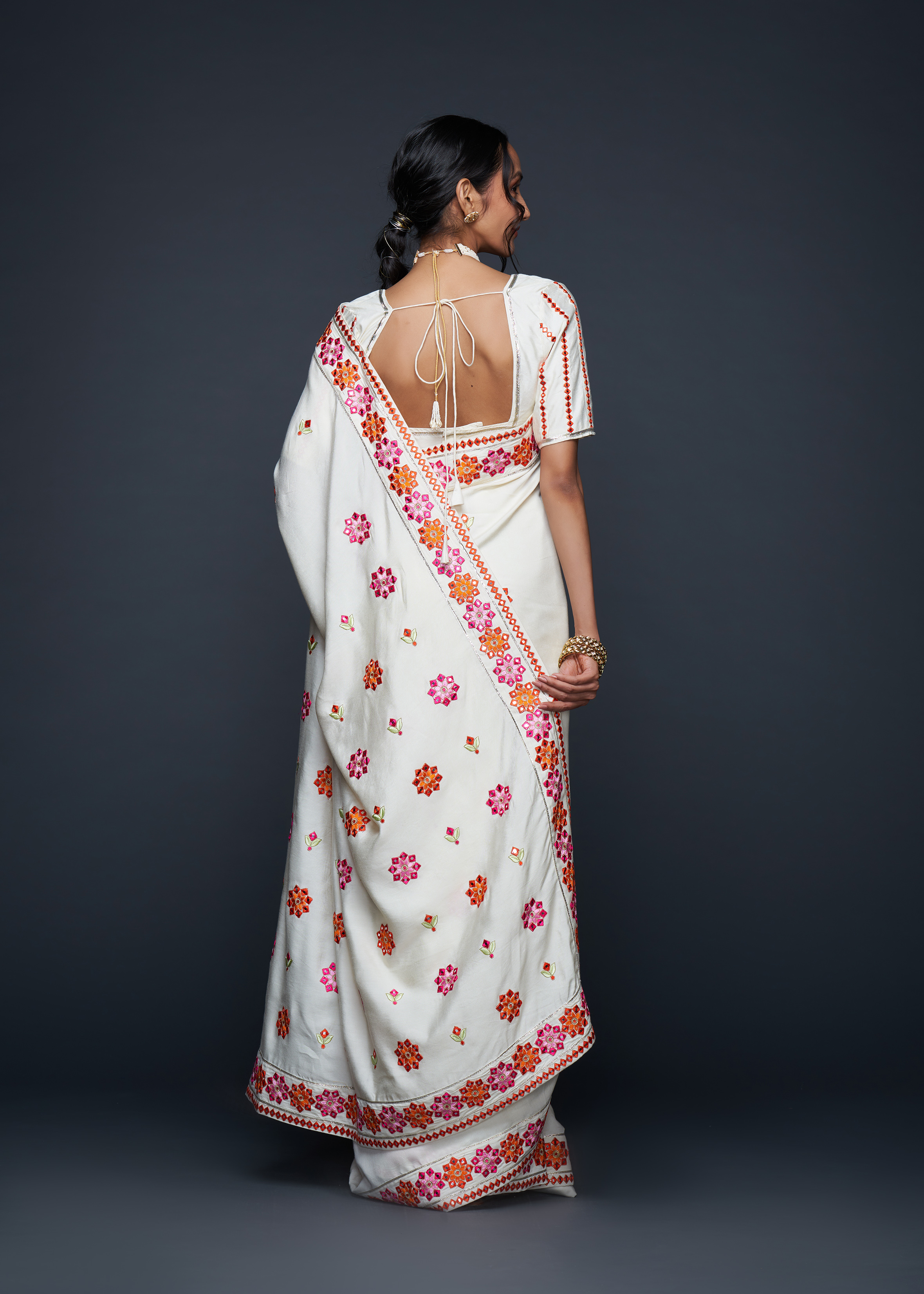 Off-White Zoya Saree