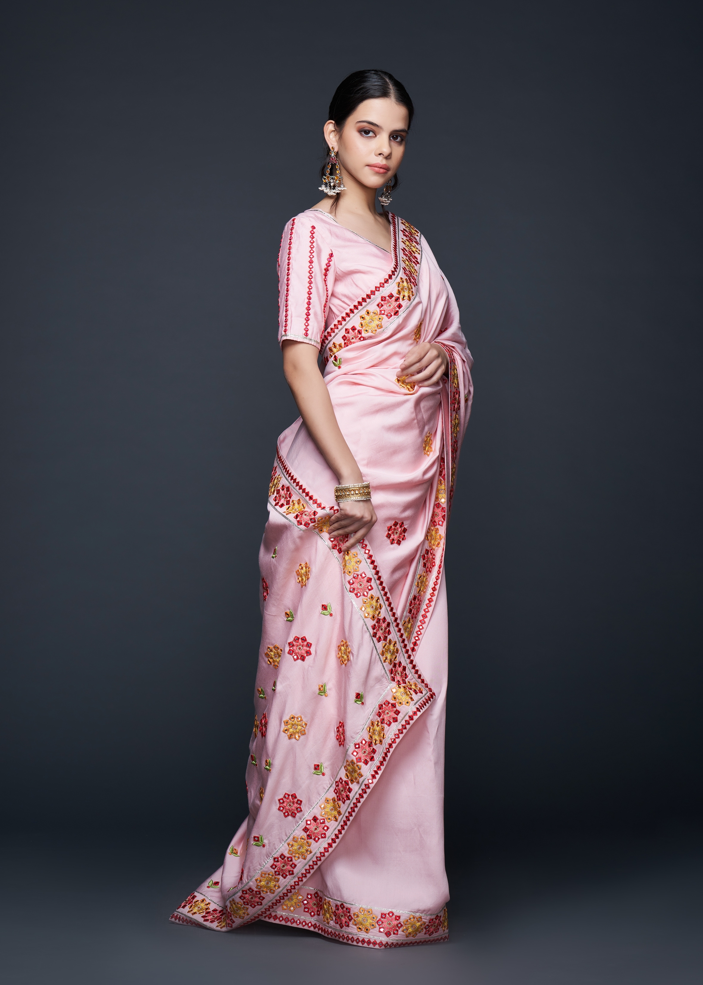 Pink Zoya Saree