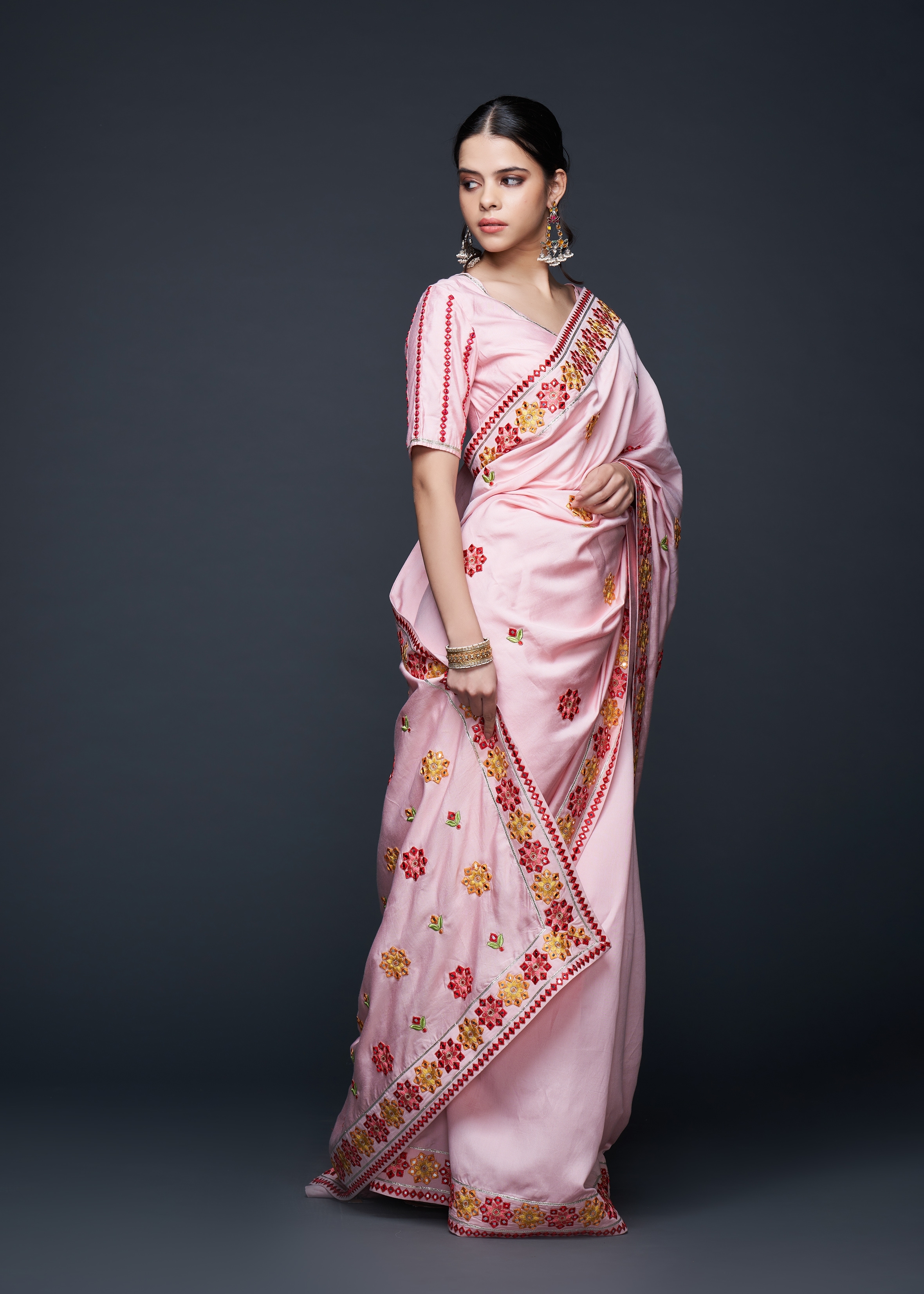 Pink Zoya Saree