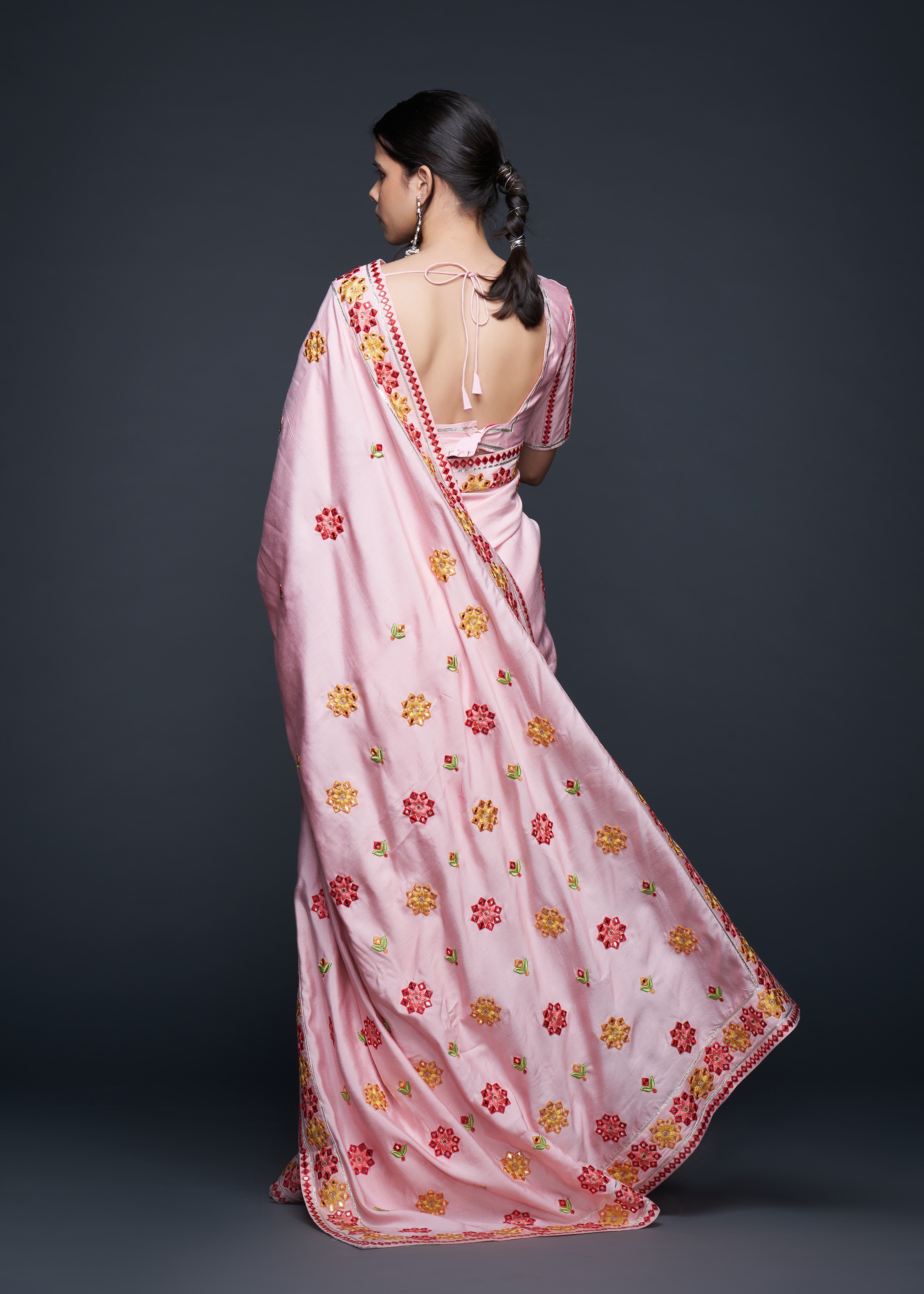 Pink Zoya Saree