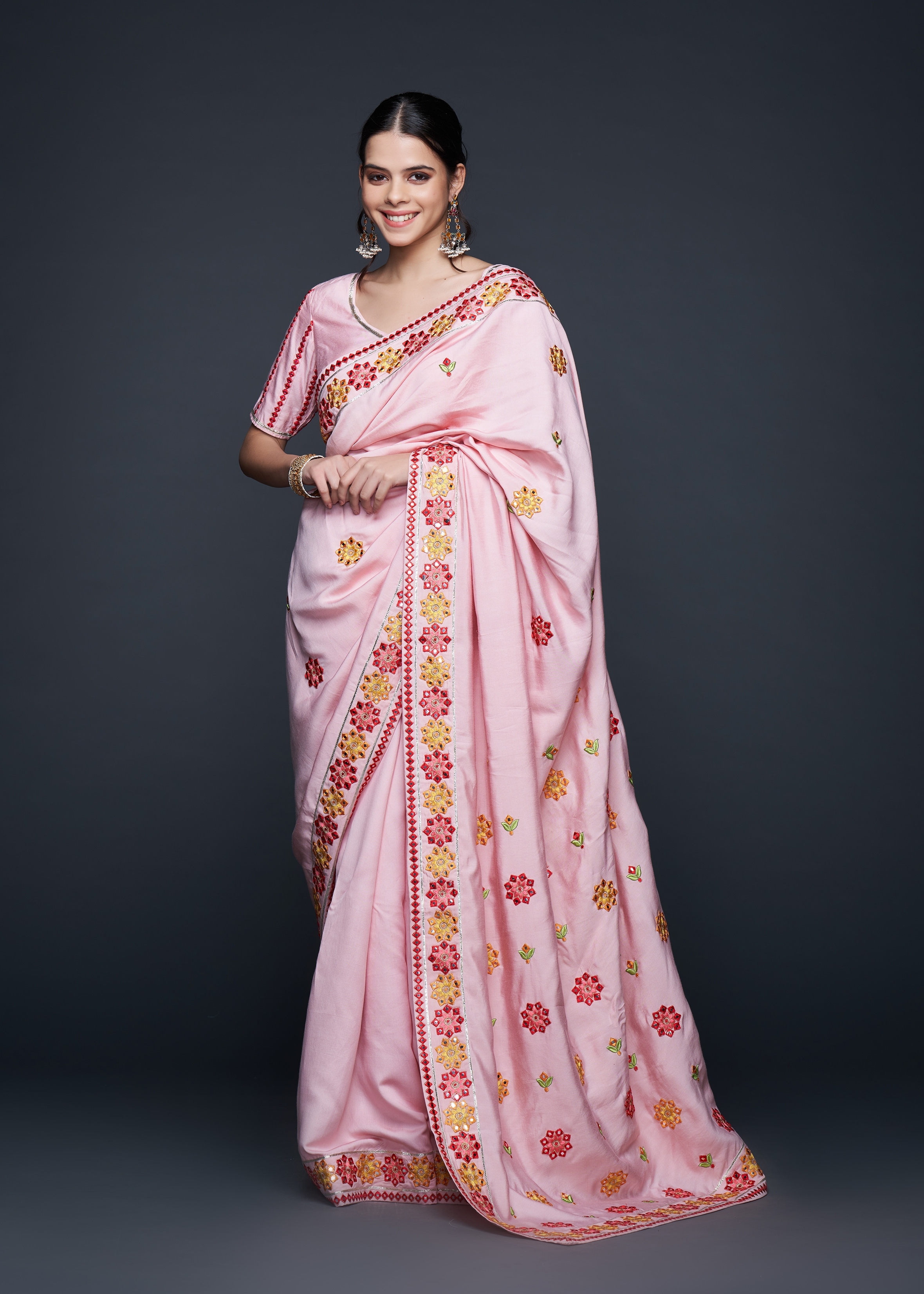 Pink Zoya Saree