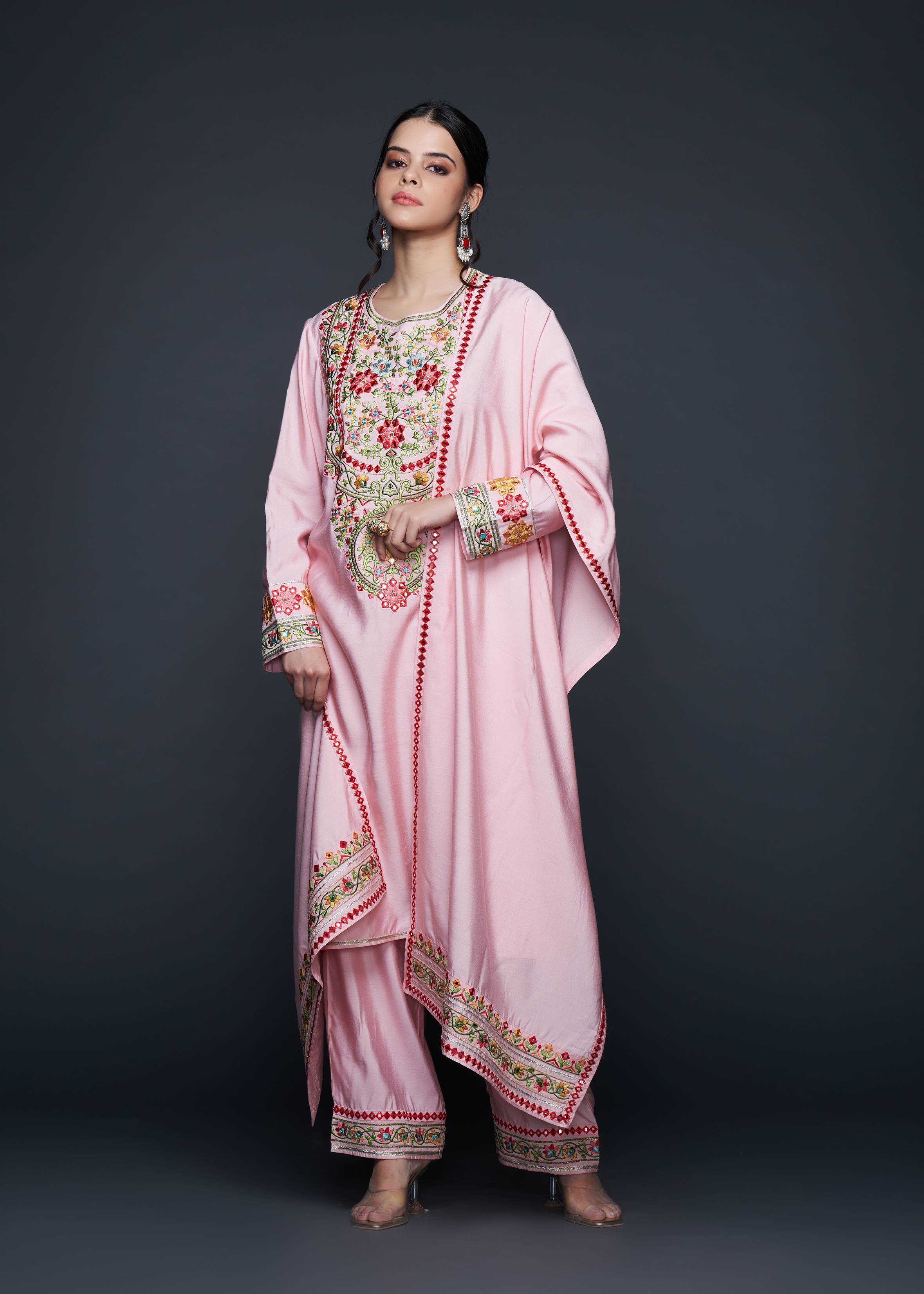 Pink Zoya Dupatta