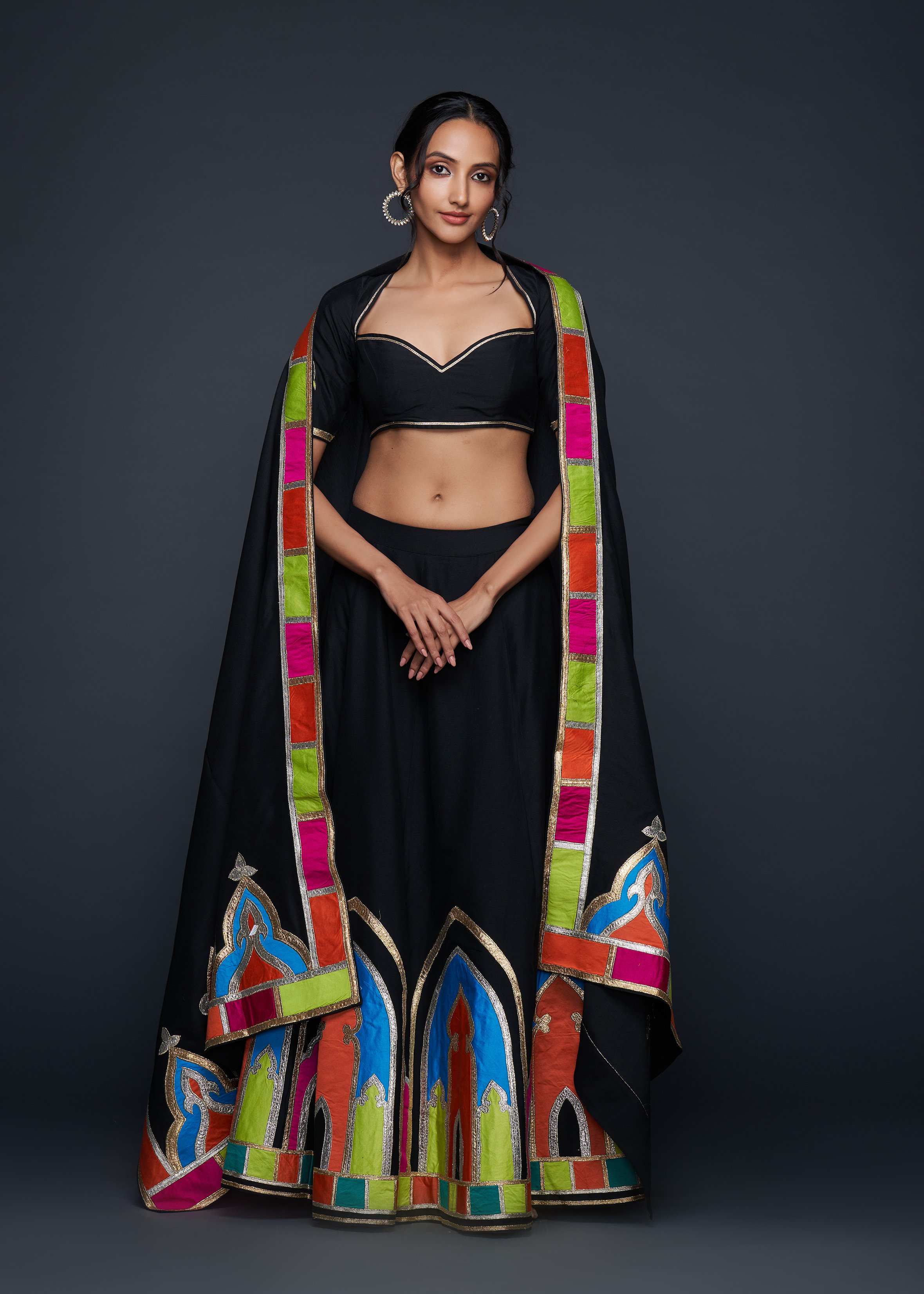 Black Gota Architecture Blouse