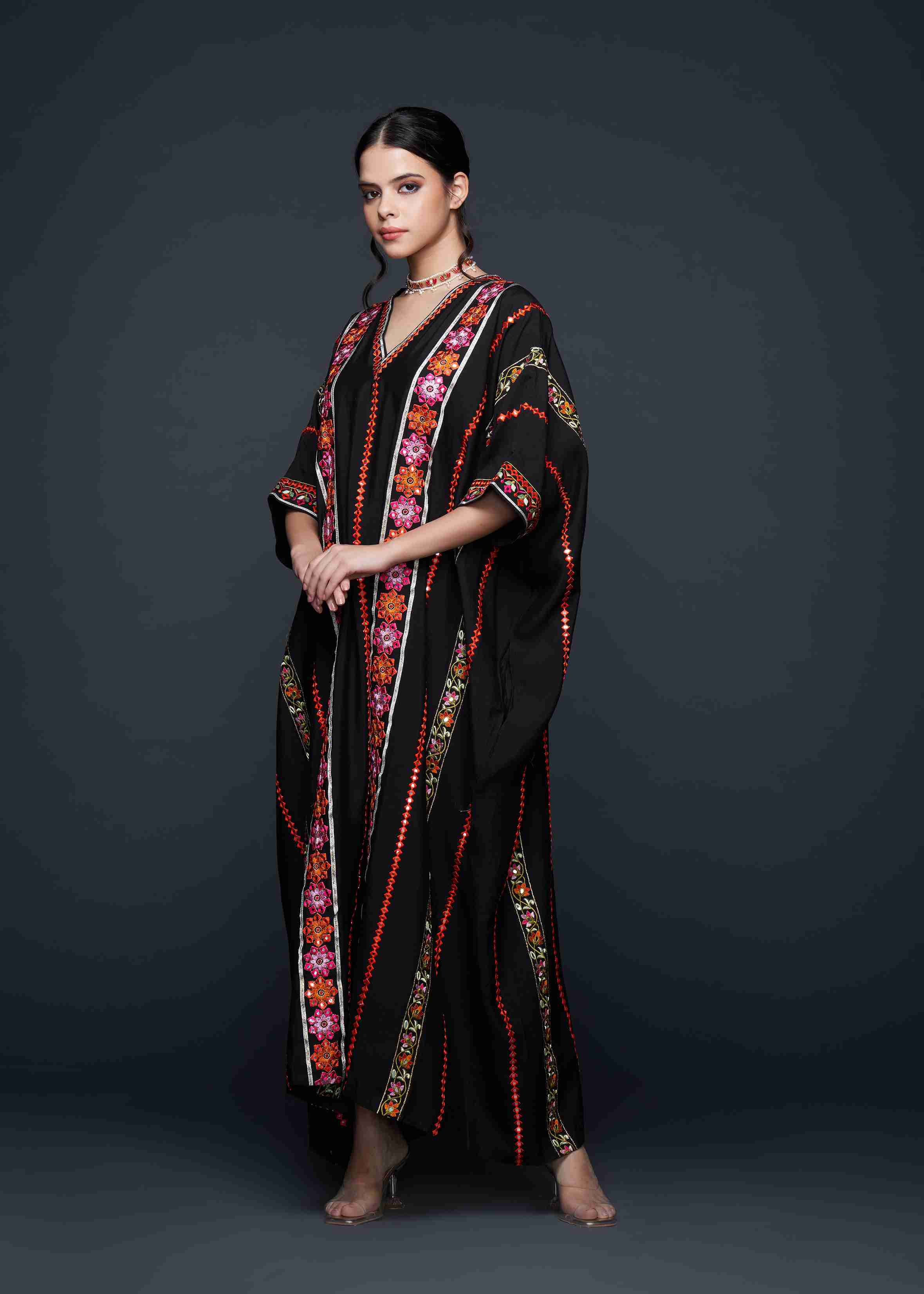 Black Zoya Kaftan