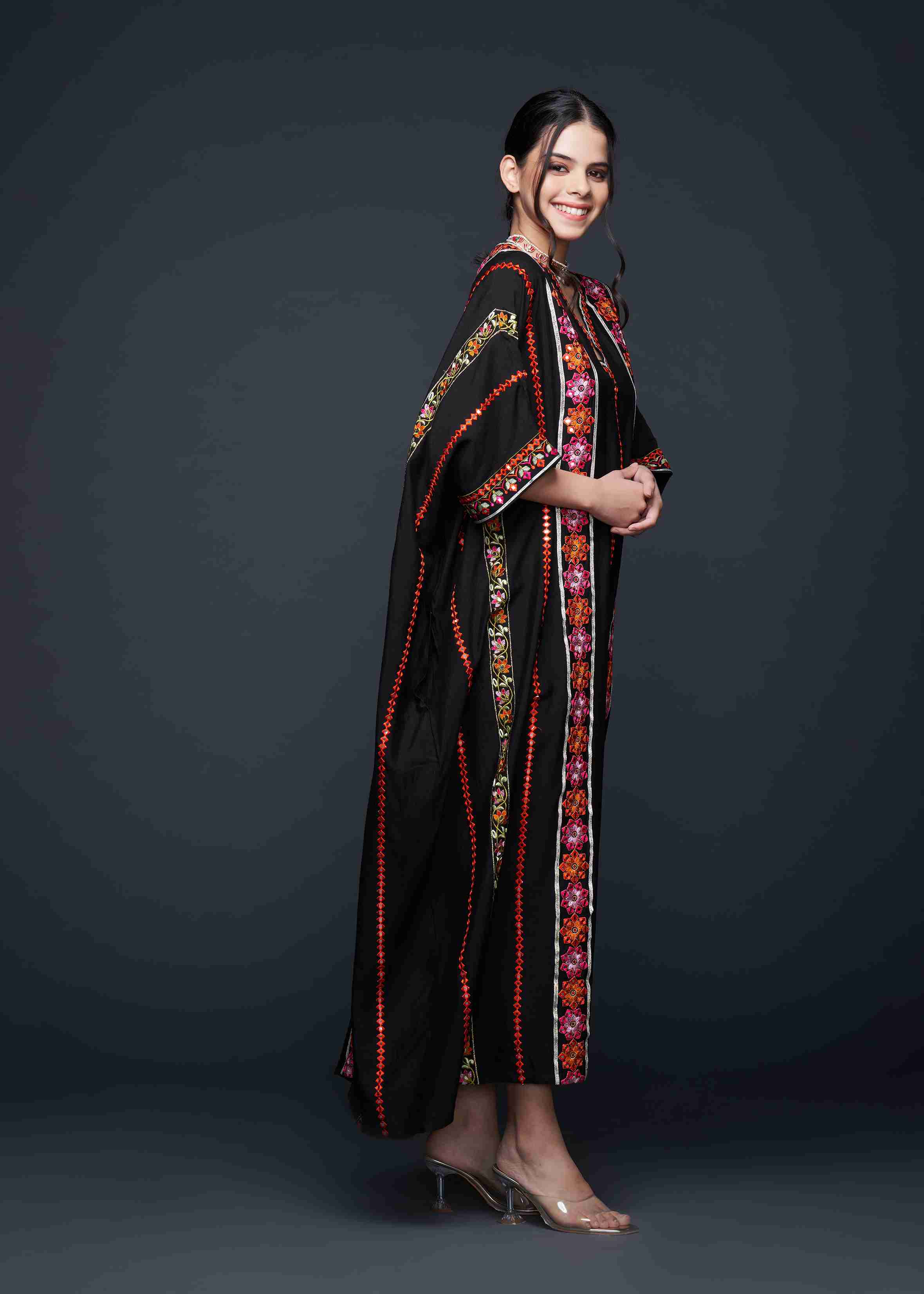 Black Zoya Kaftan