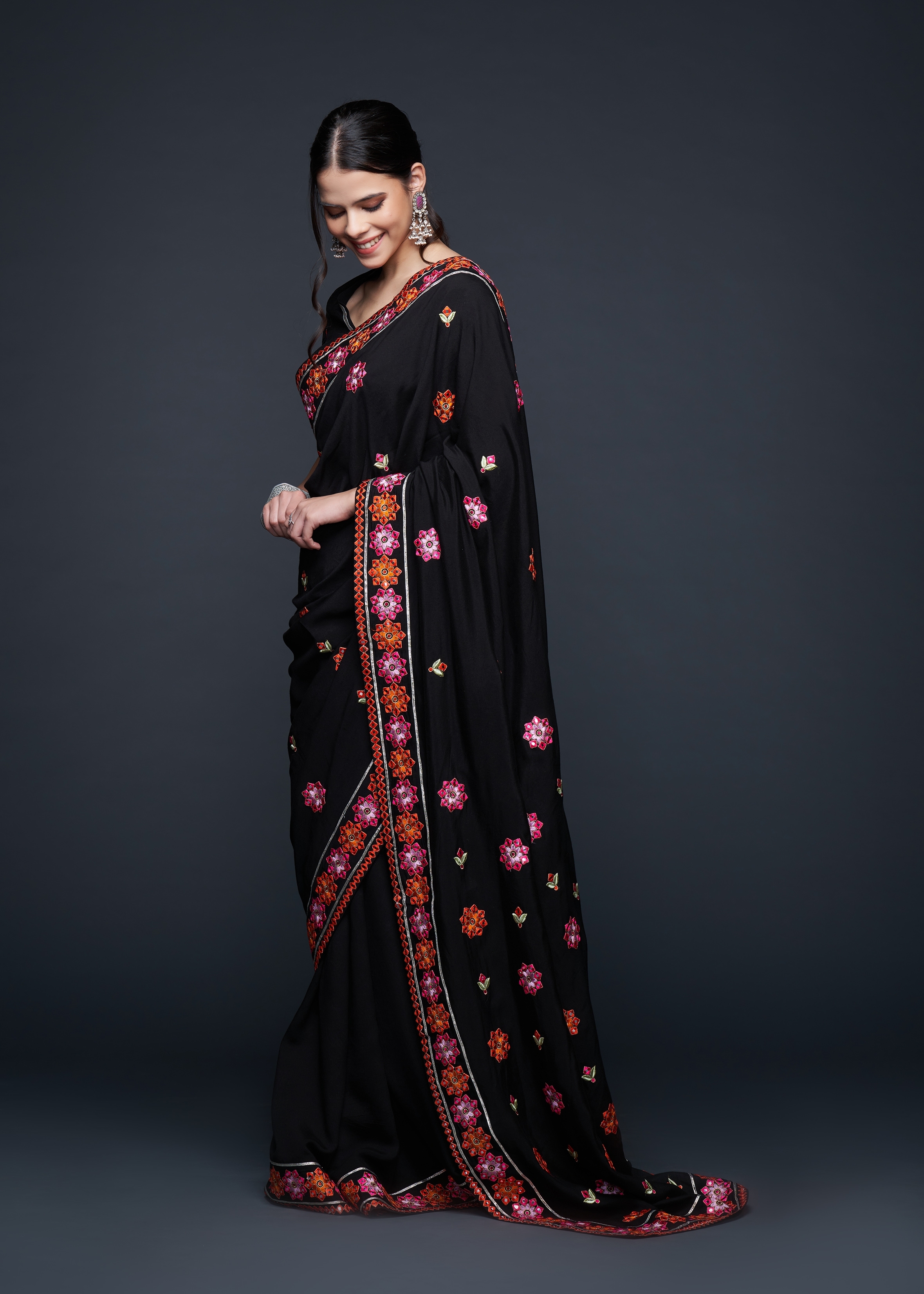 Black Zoya Saree