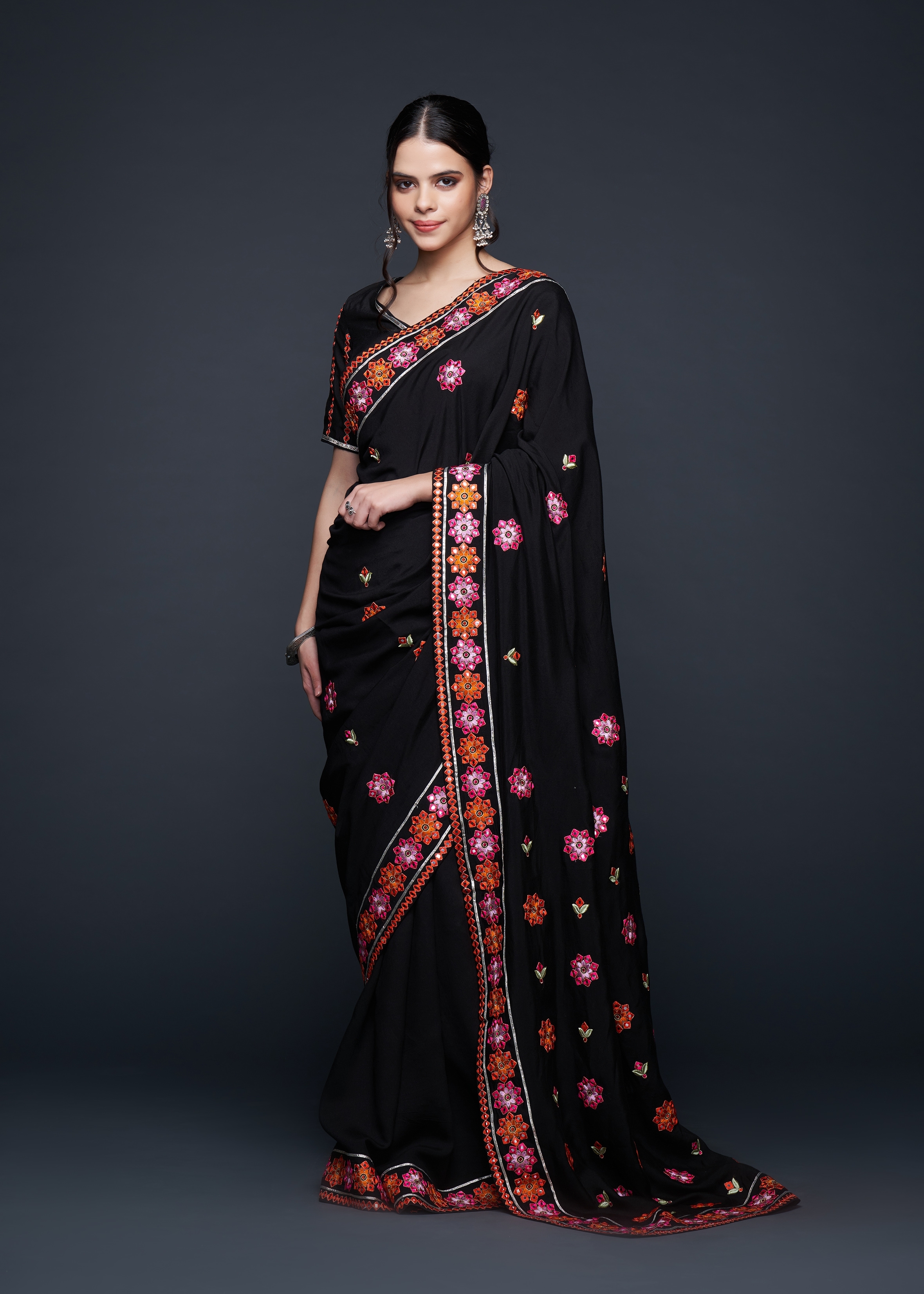 Black Zoya Saree