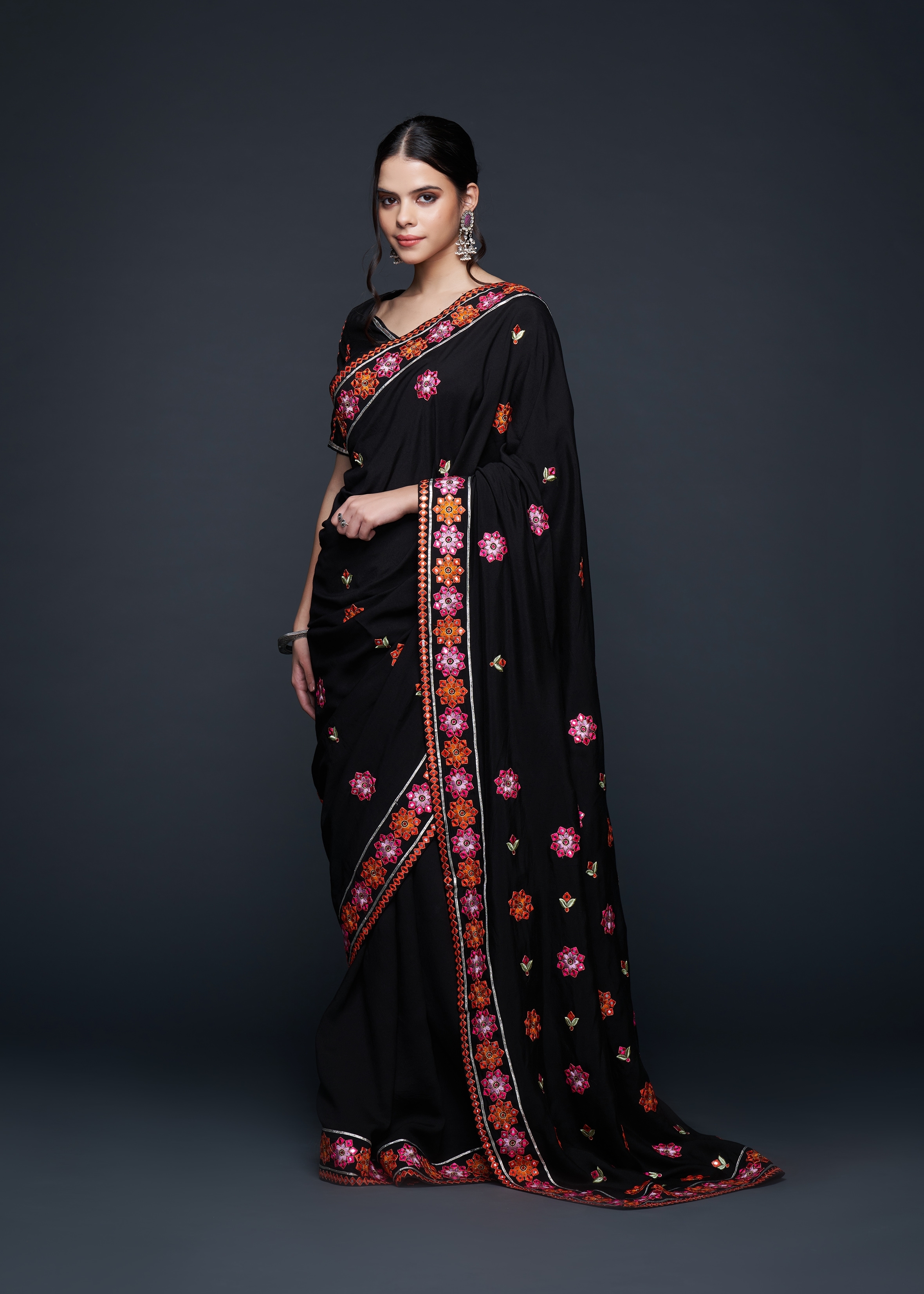 Black Zoya Saree