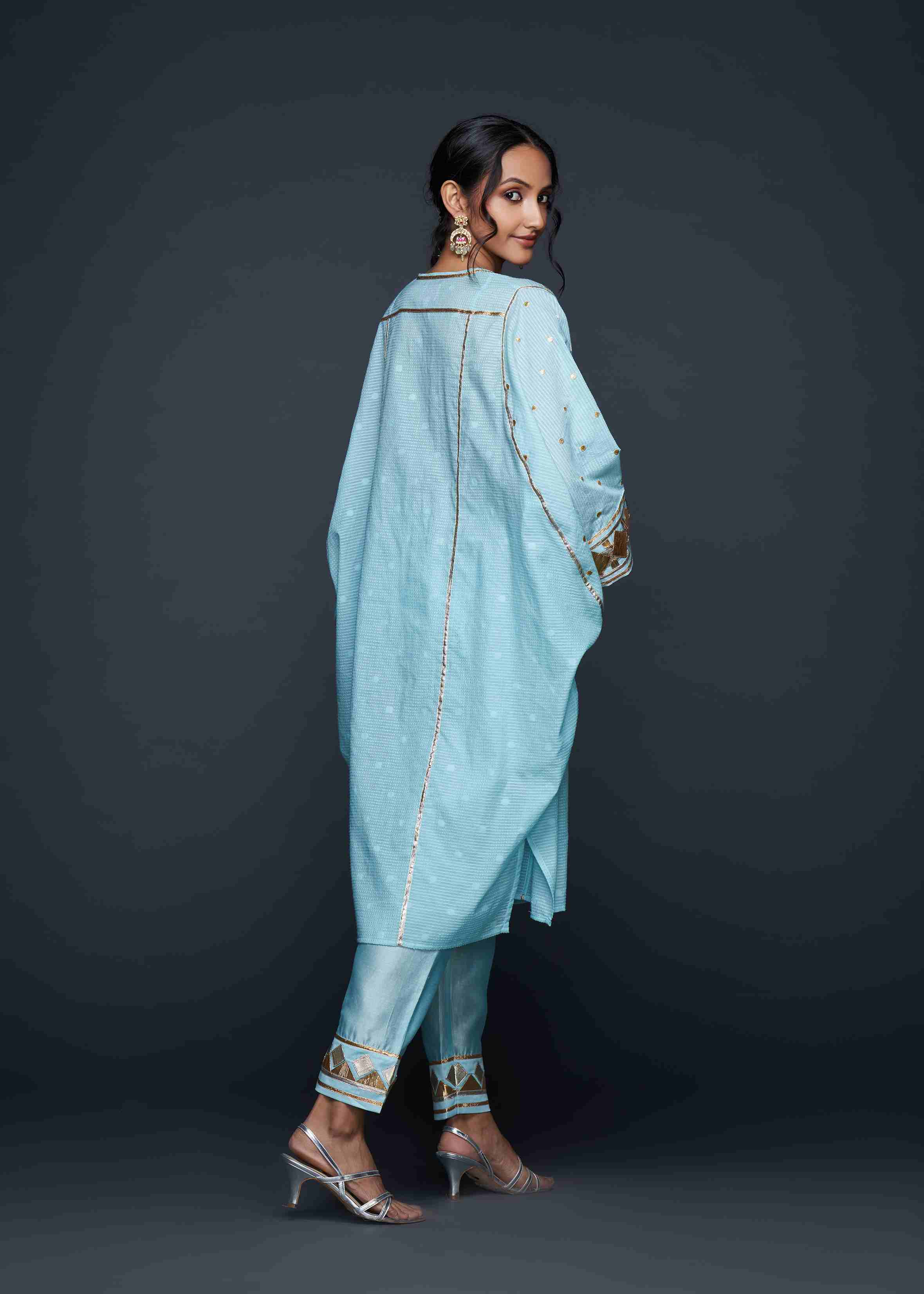 Blue Gota Kaftan