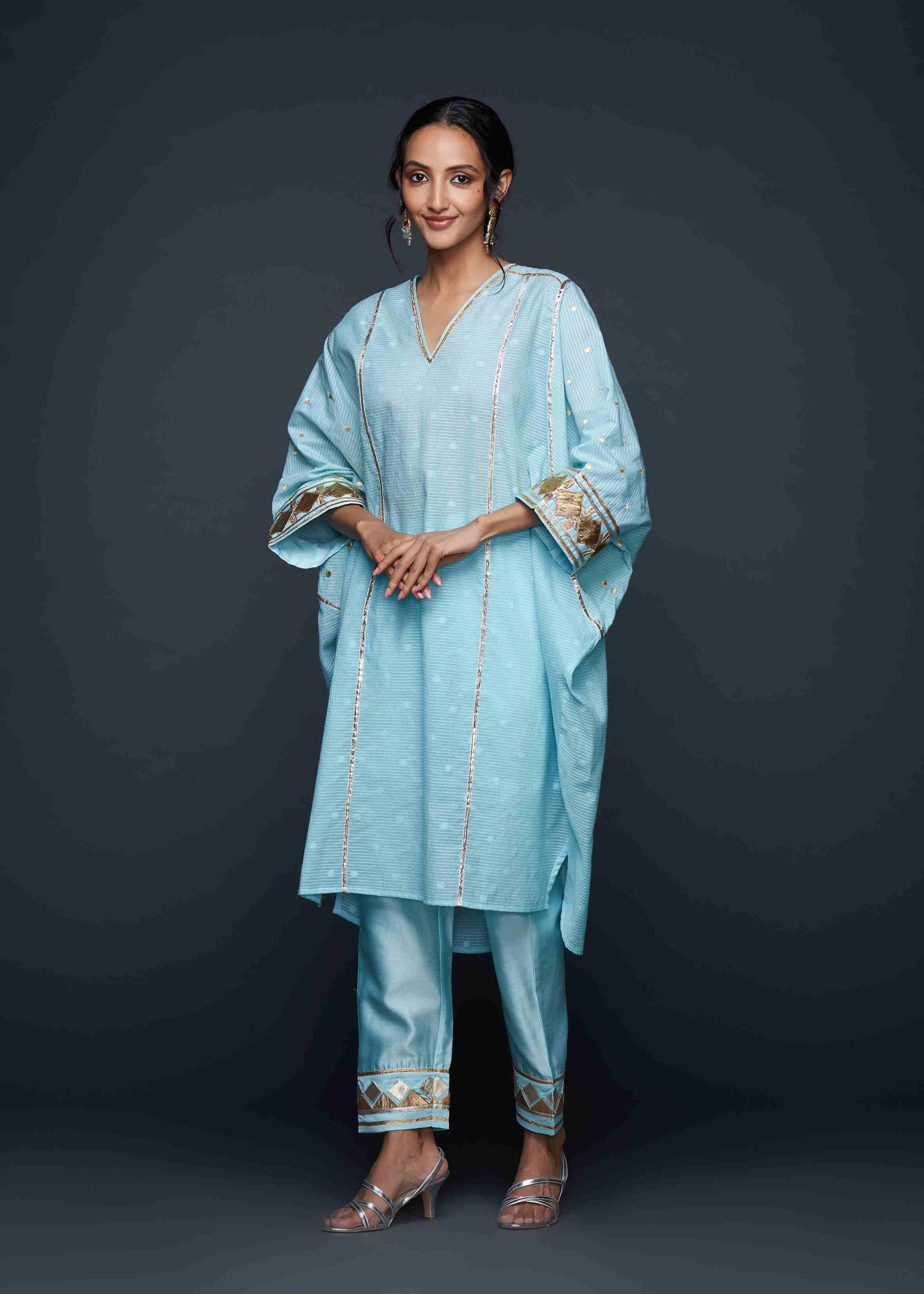 Blue Gota Kaftan