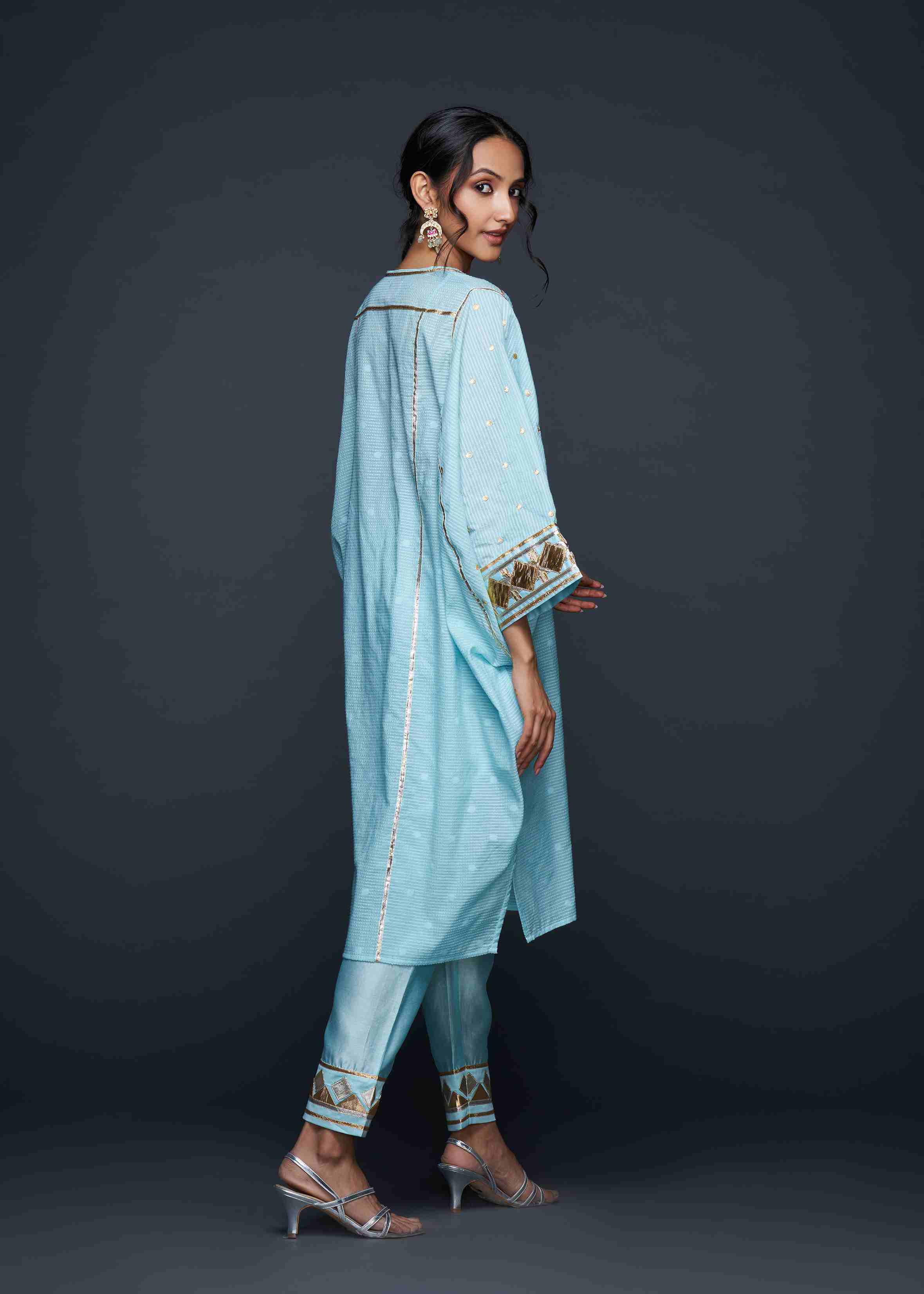 Blue Gota Kaftan