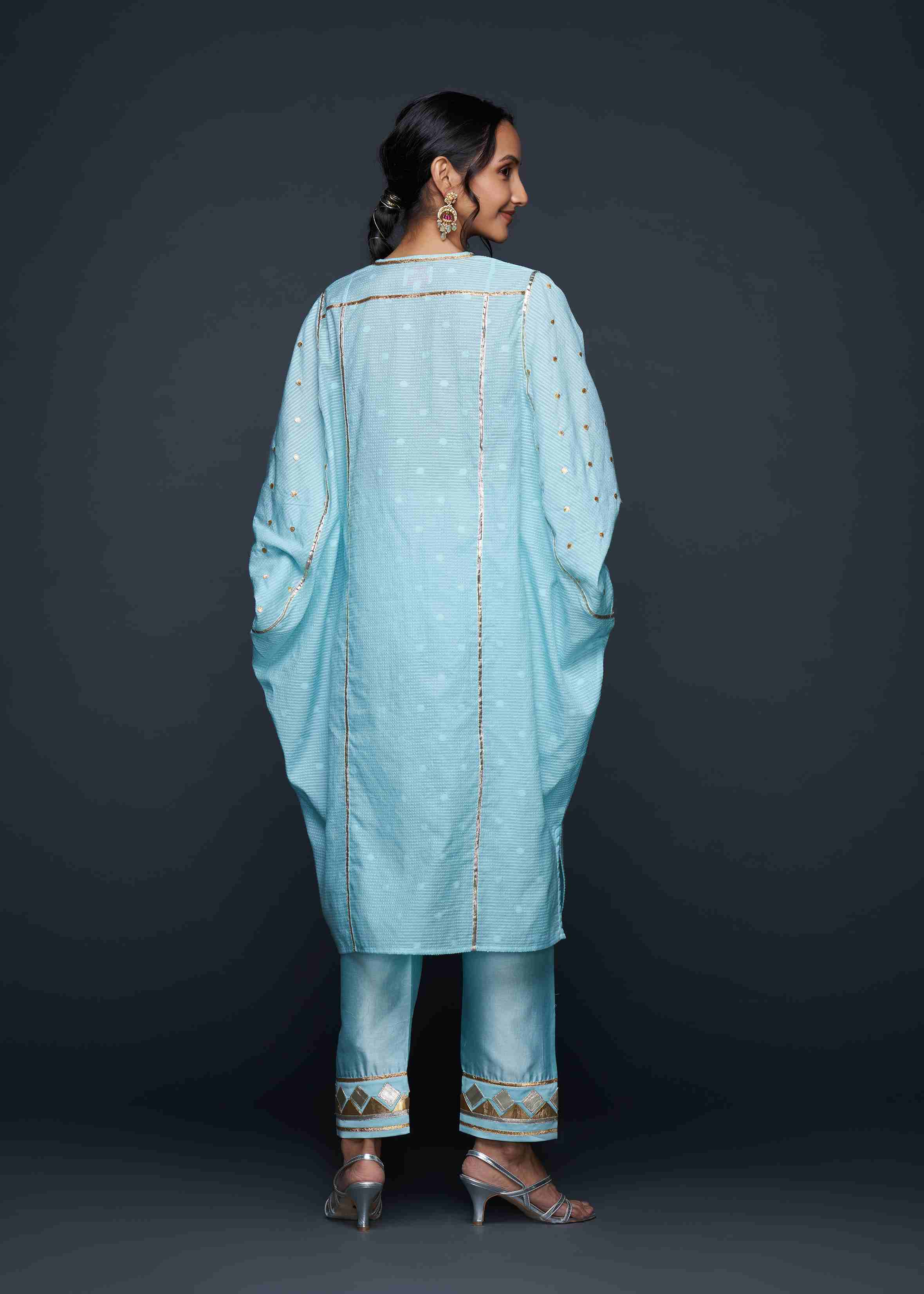 Blue Gota Kaftan