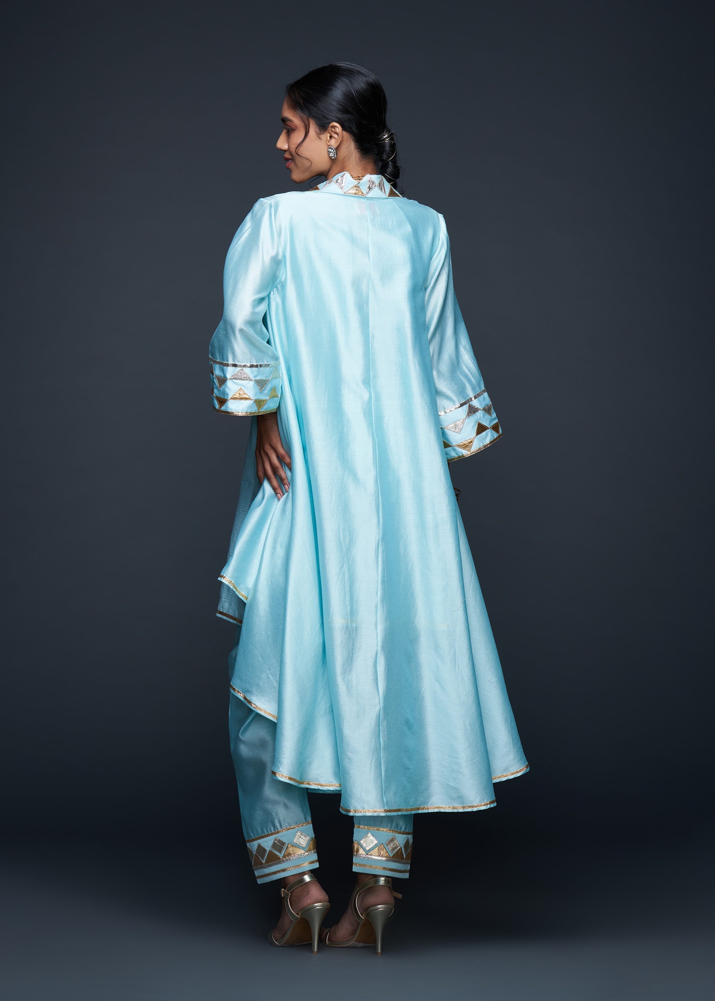 Blue Gota Coat Set