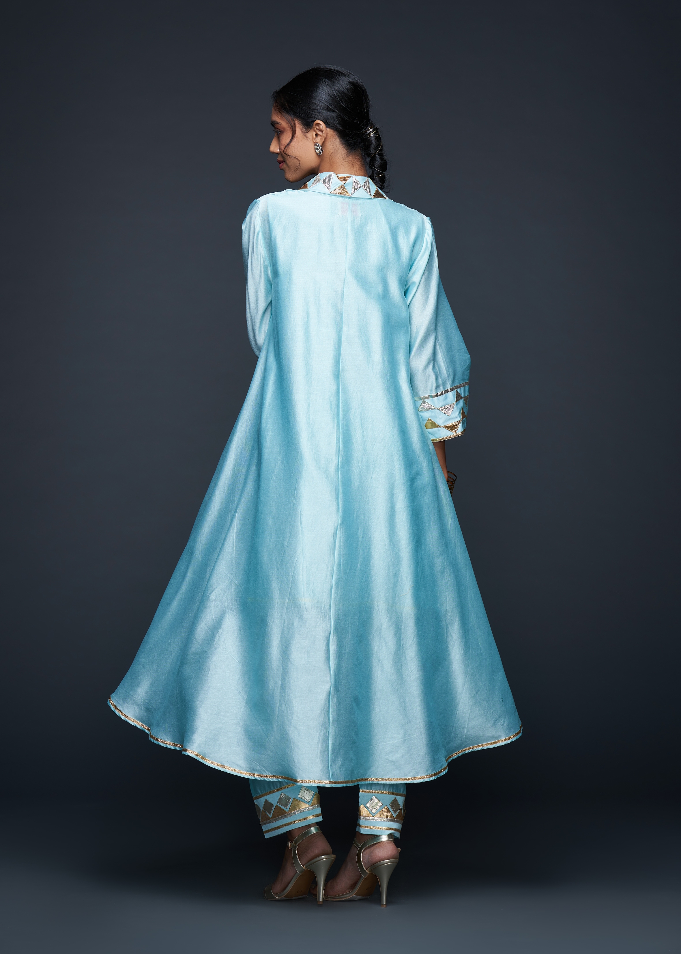 Blue Gota Coat Set