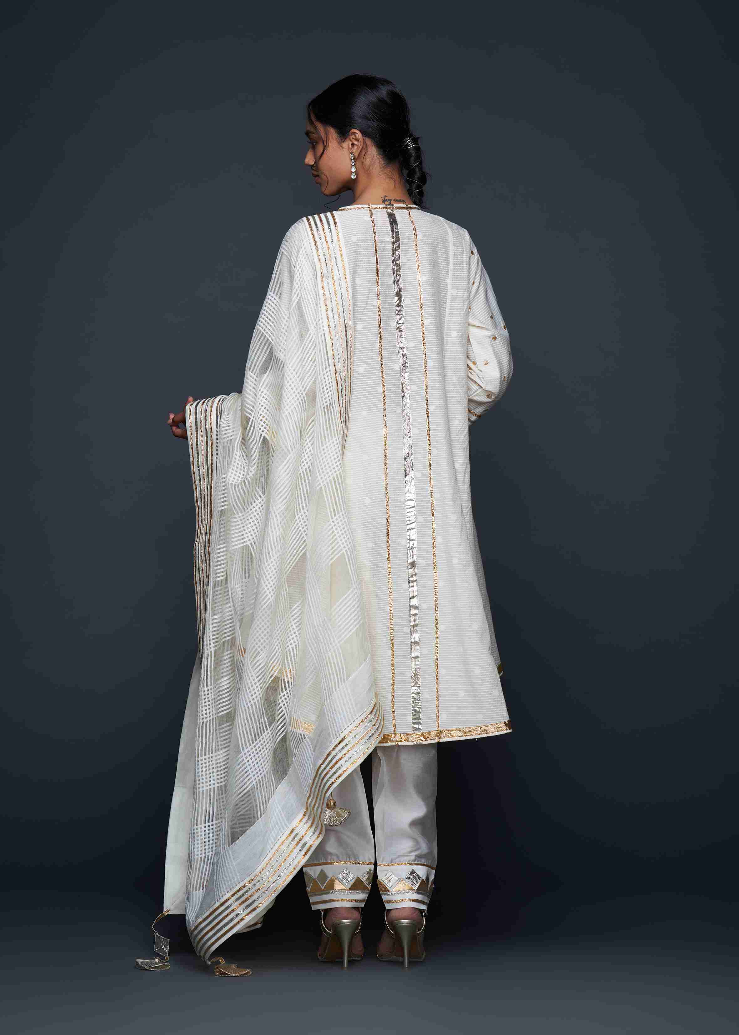 Off-White Barfi Dupatta