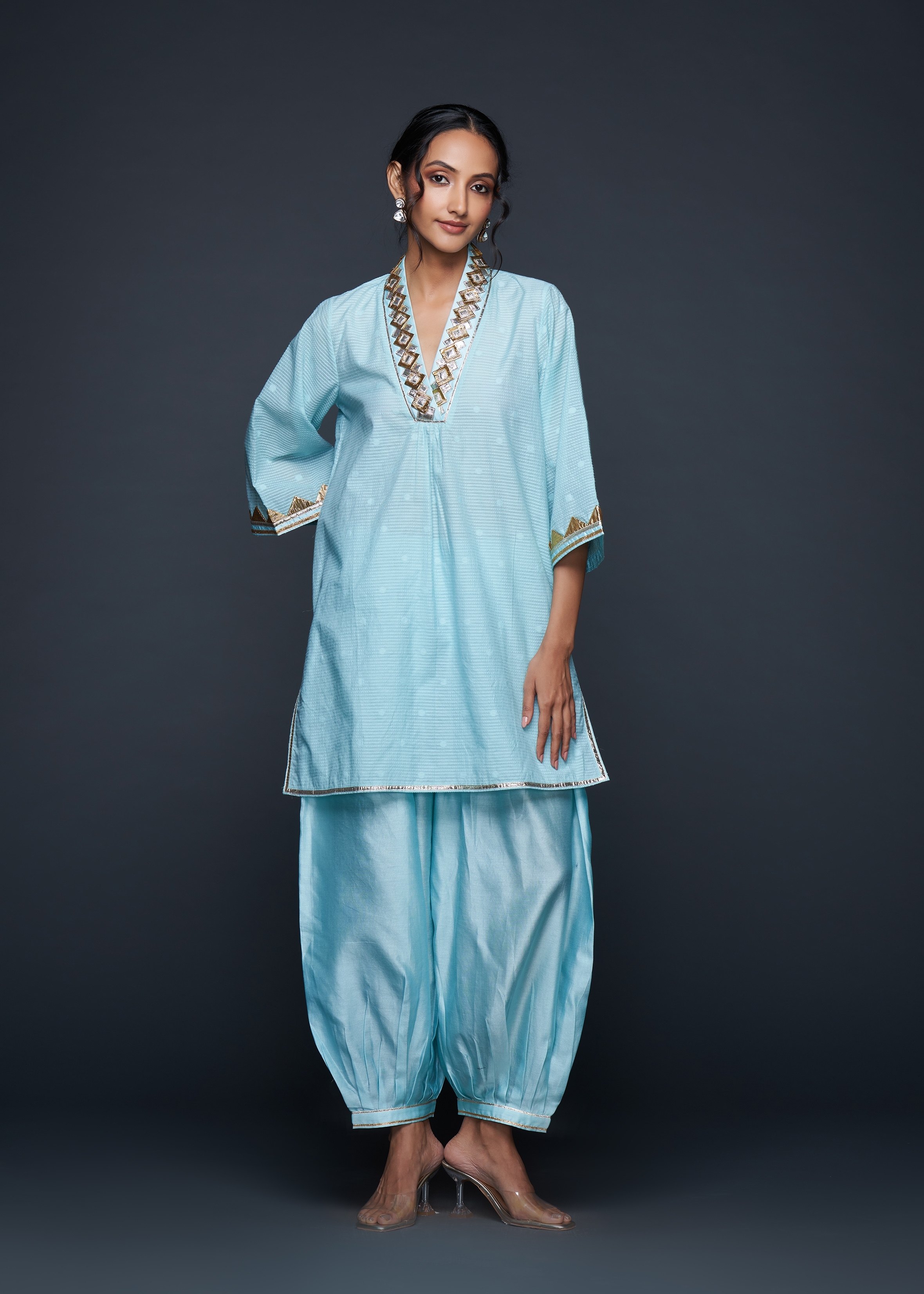 Blue Gota Tunic