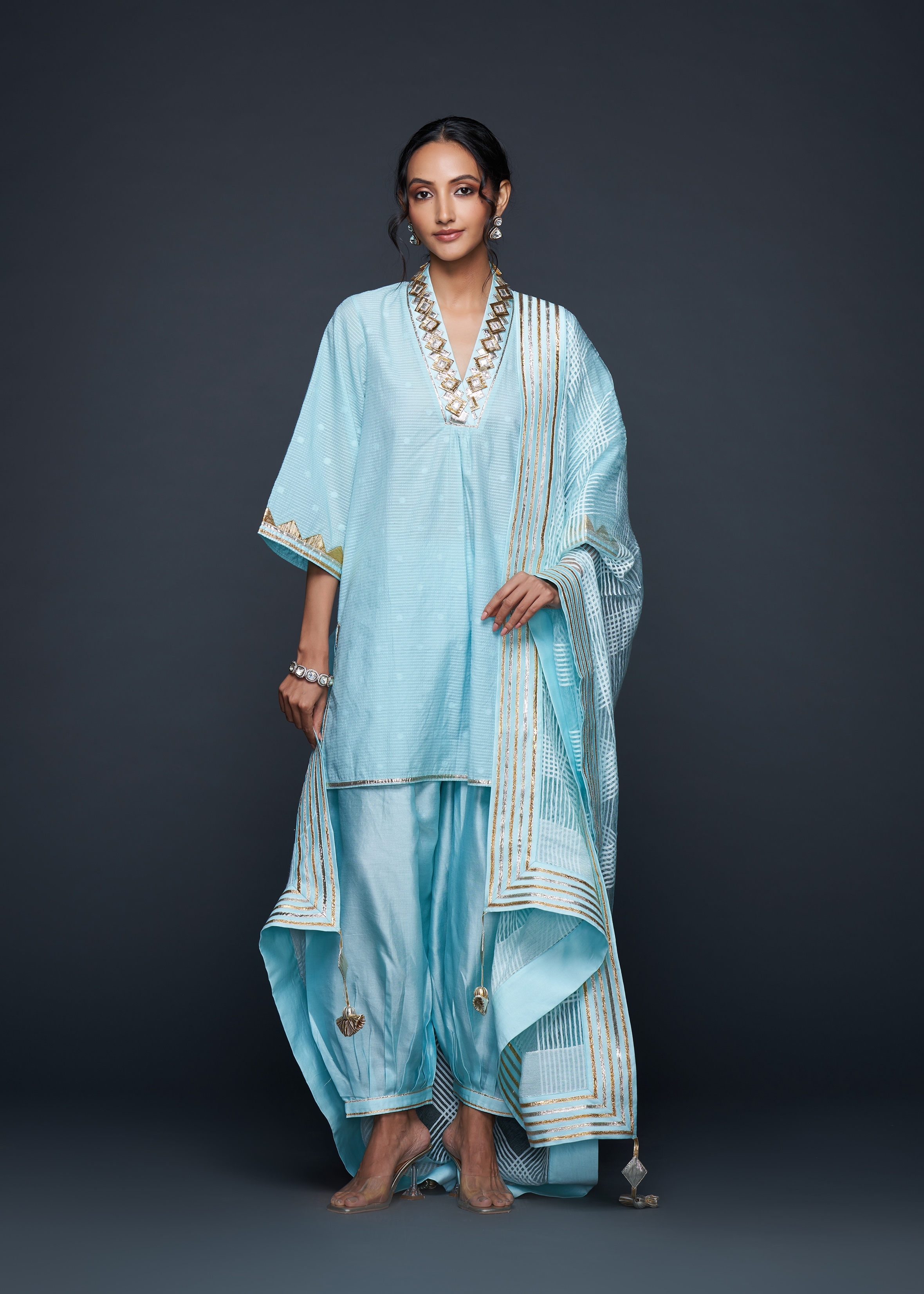 Blue Gota Tunic