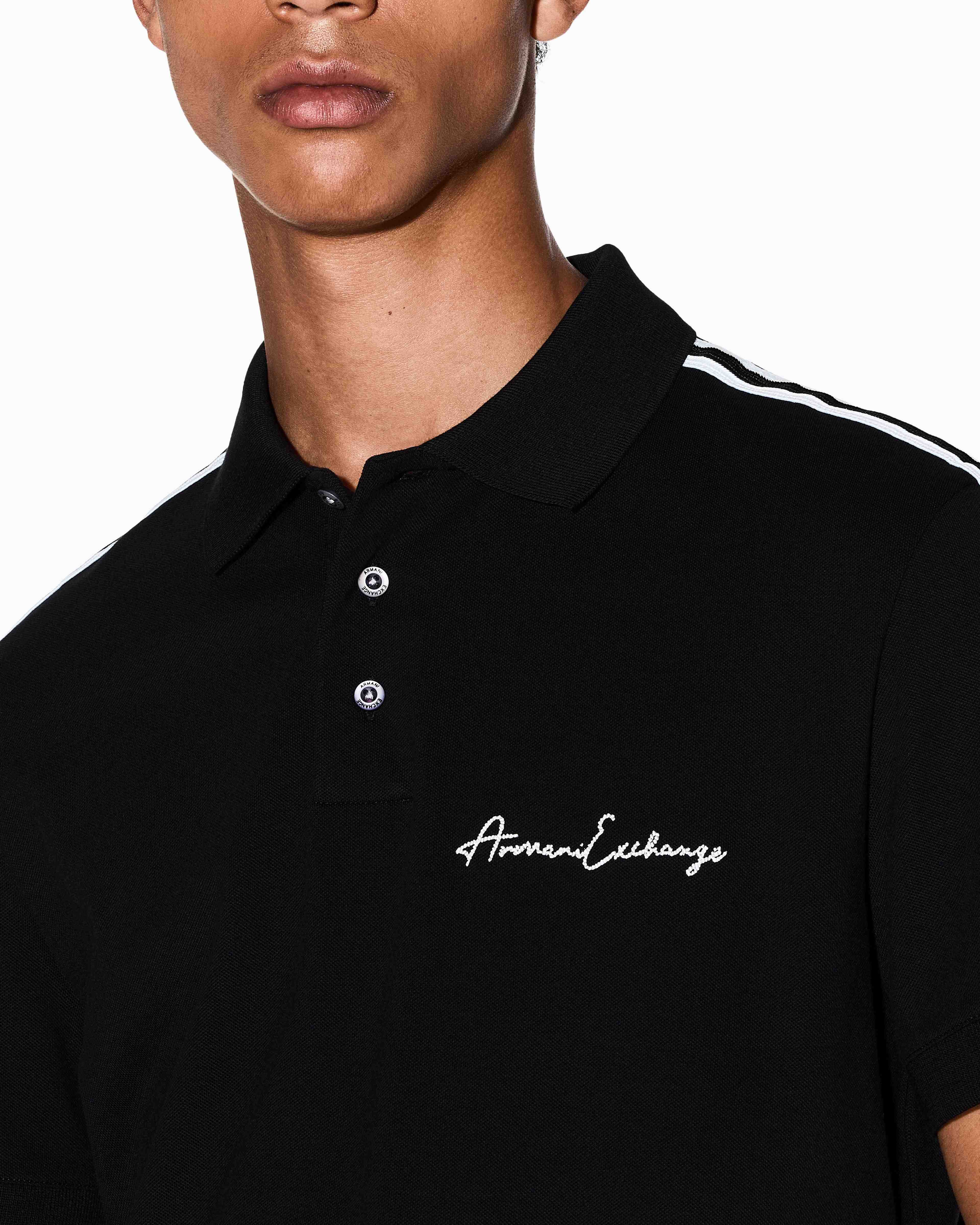 Men's Black Signature Polo Shirt