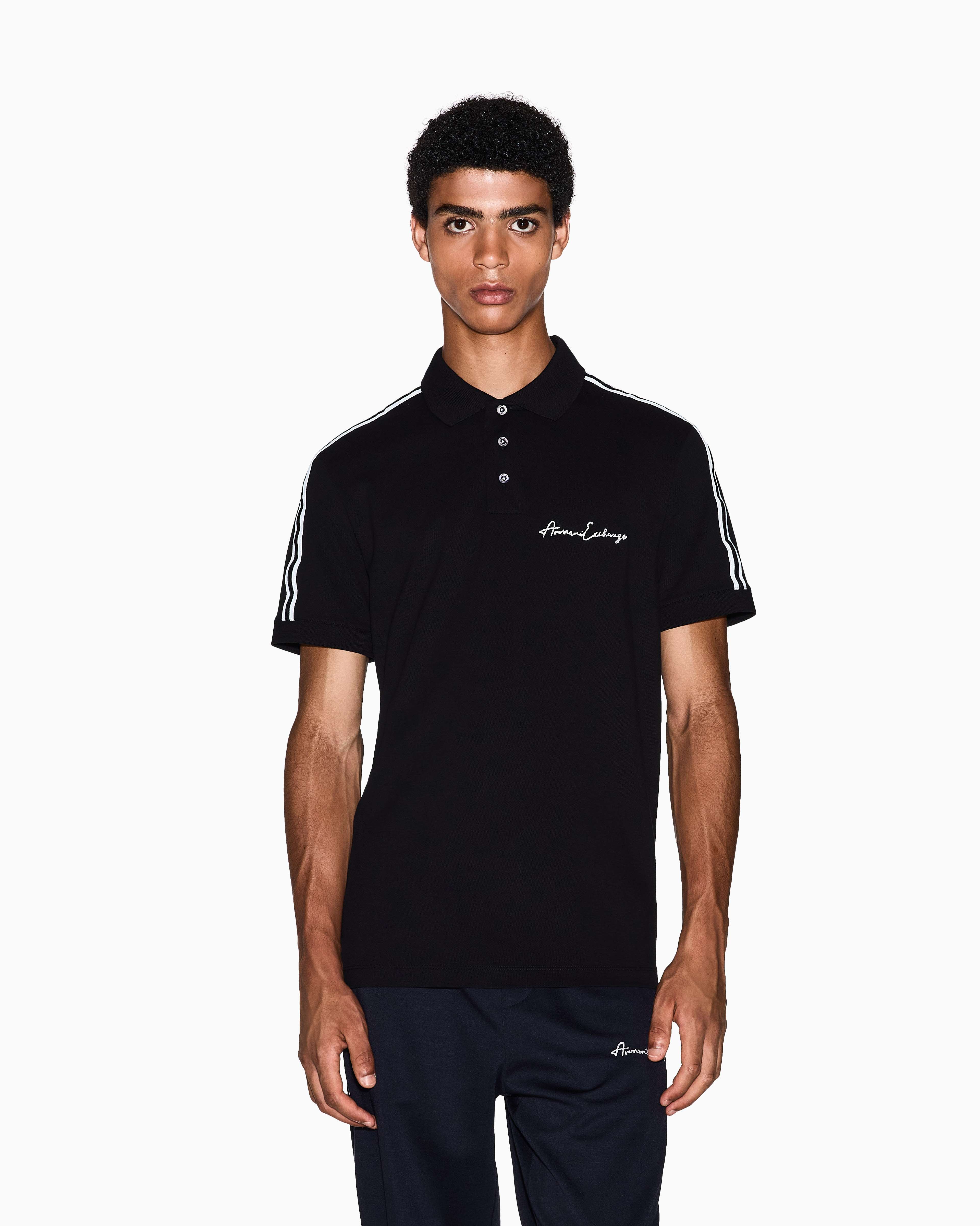 Men's Black Signature Polo Shirt