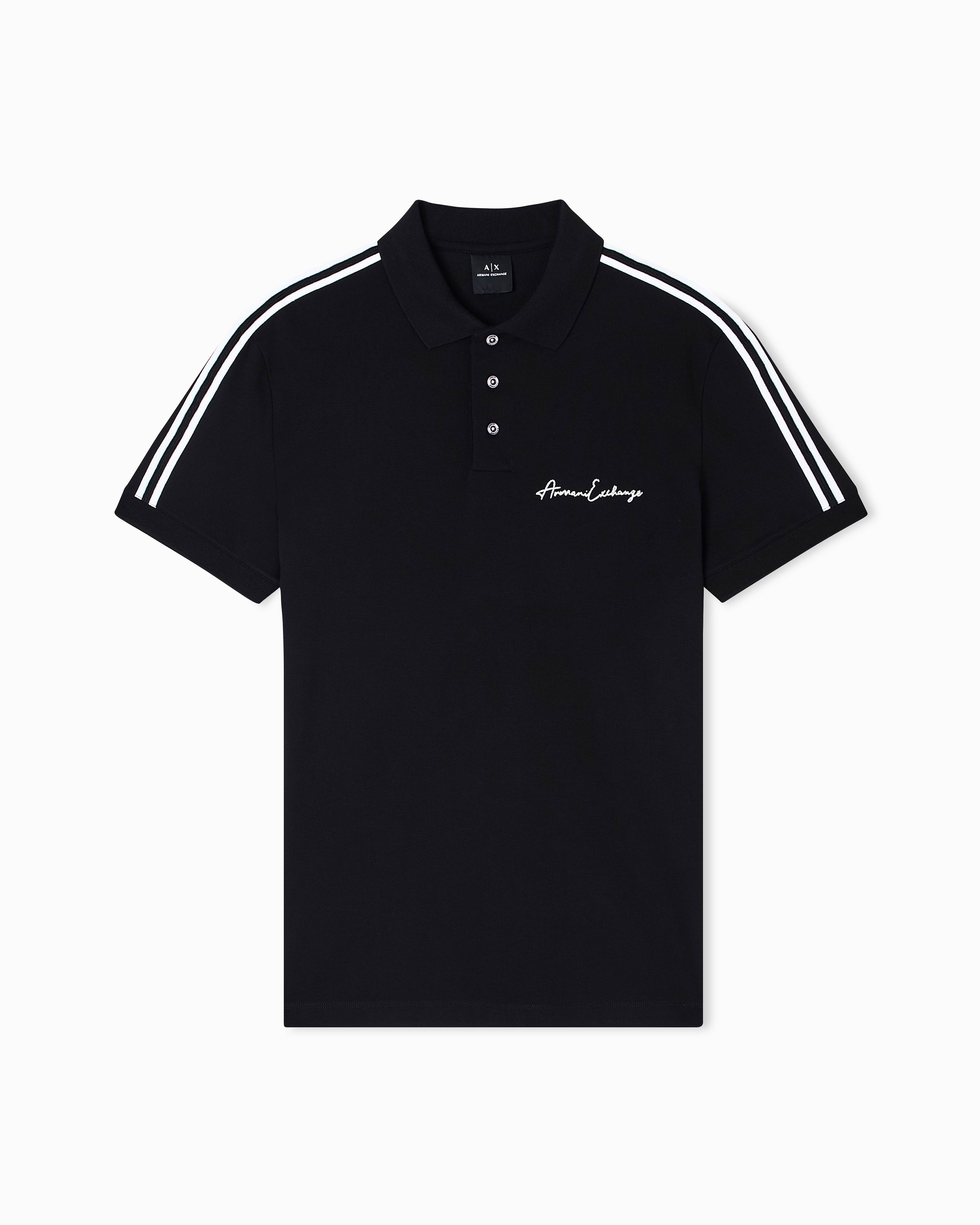 Men's Black Signature Polo Shirt
