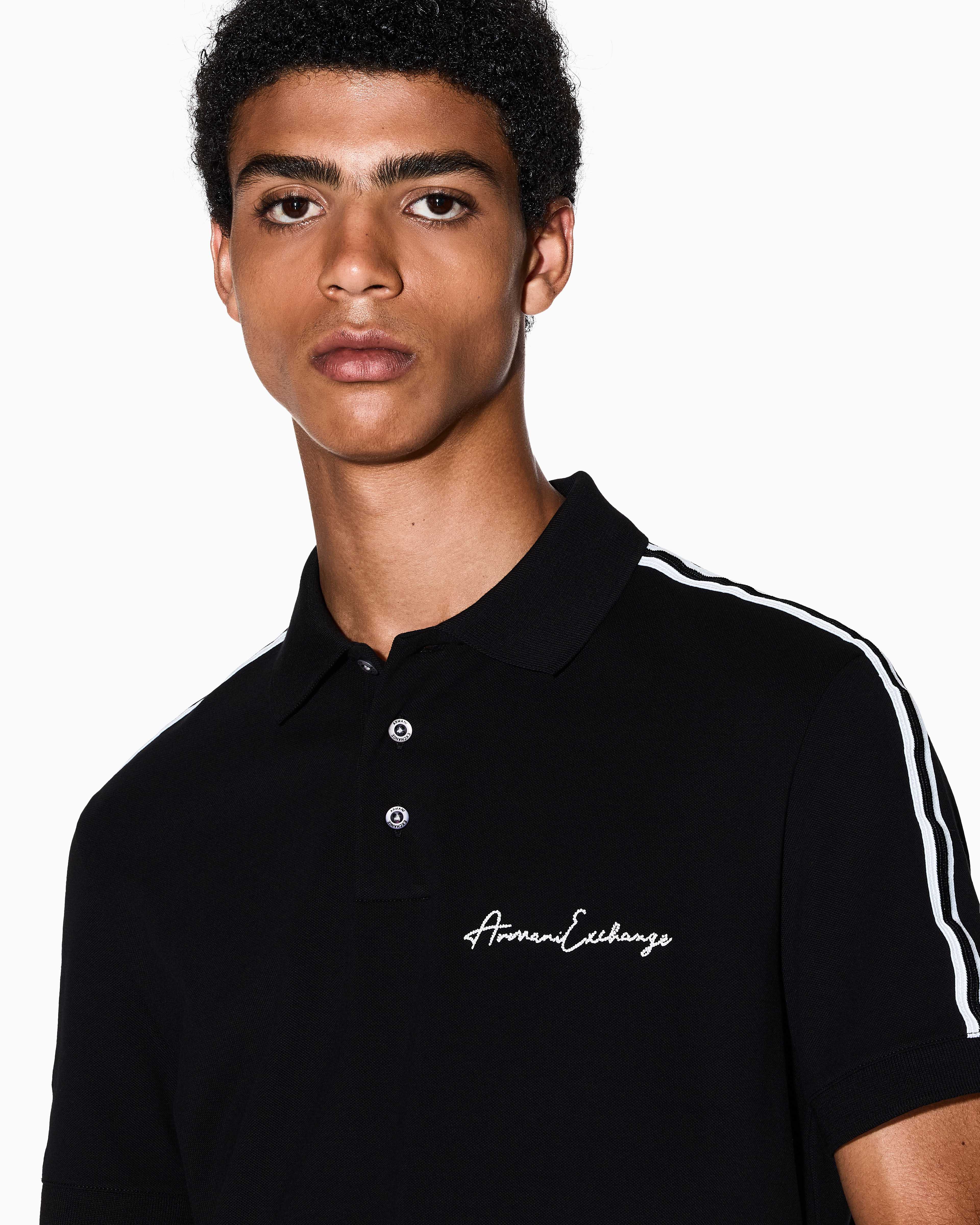 Men's Black Signature Polo Shirt