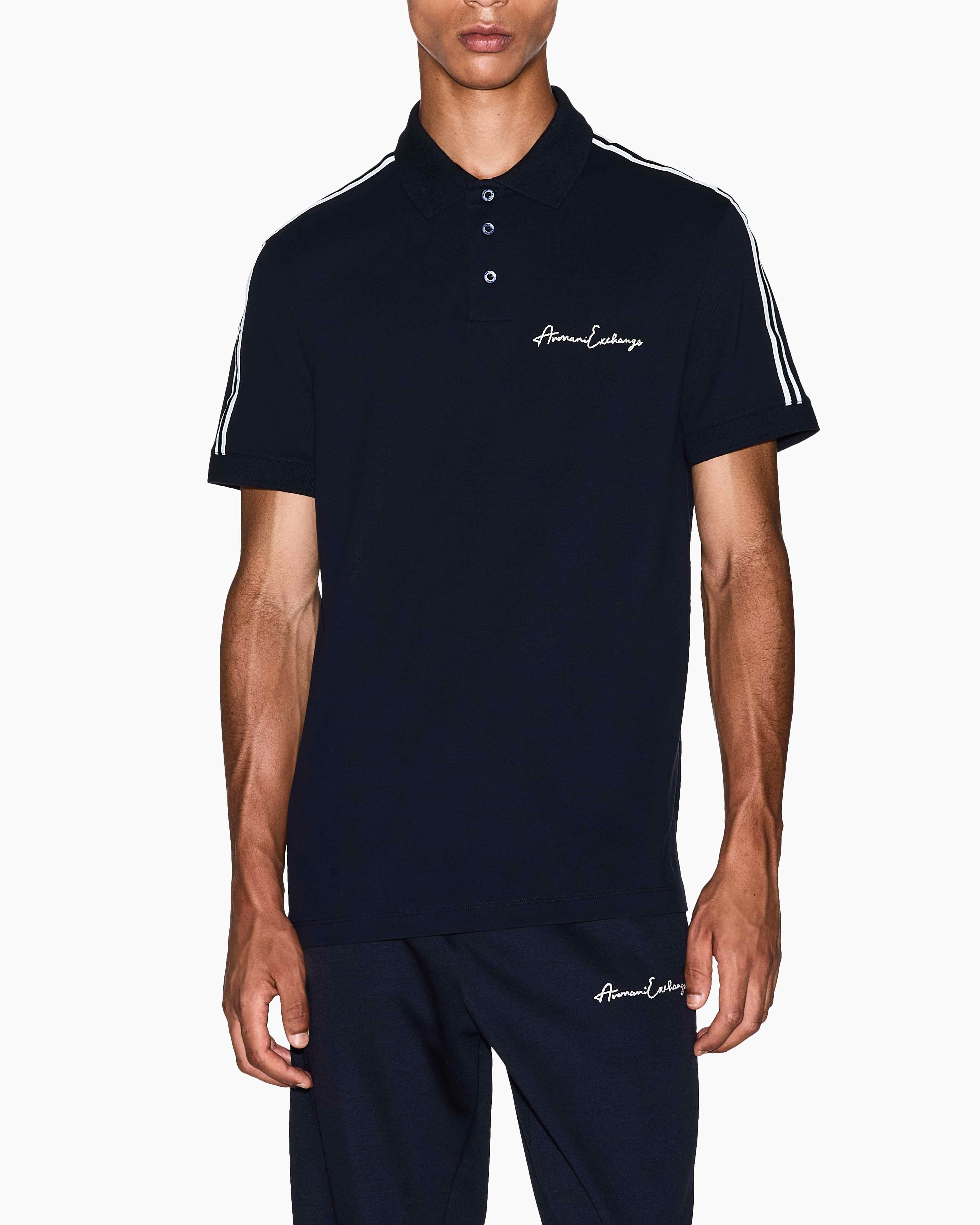 Men's Blue Signature Polo Shirt