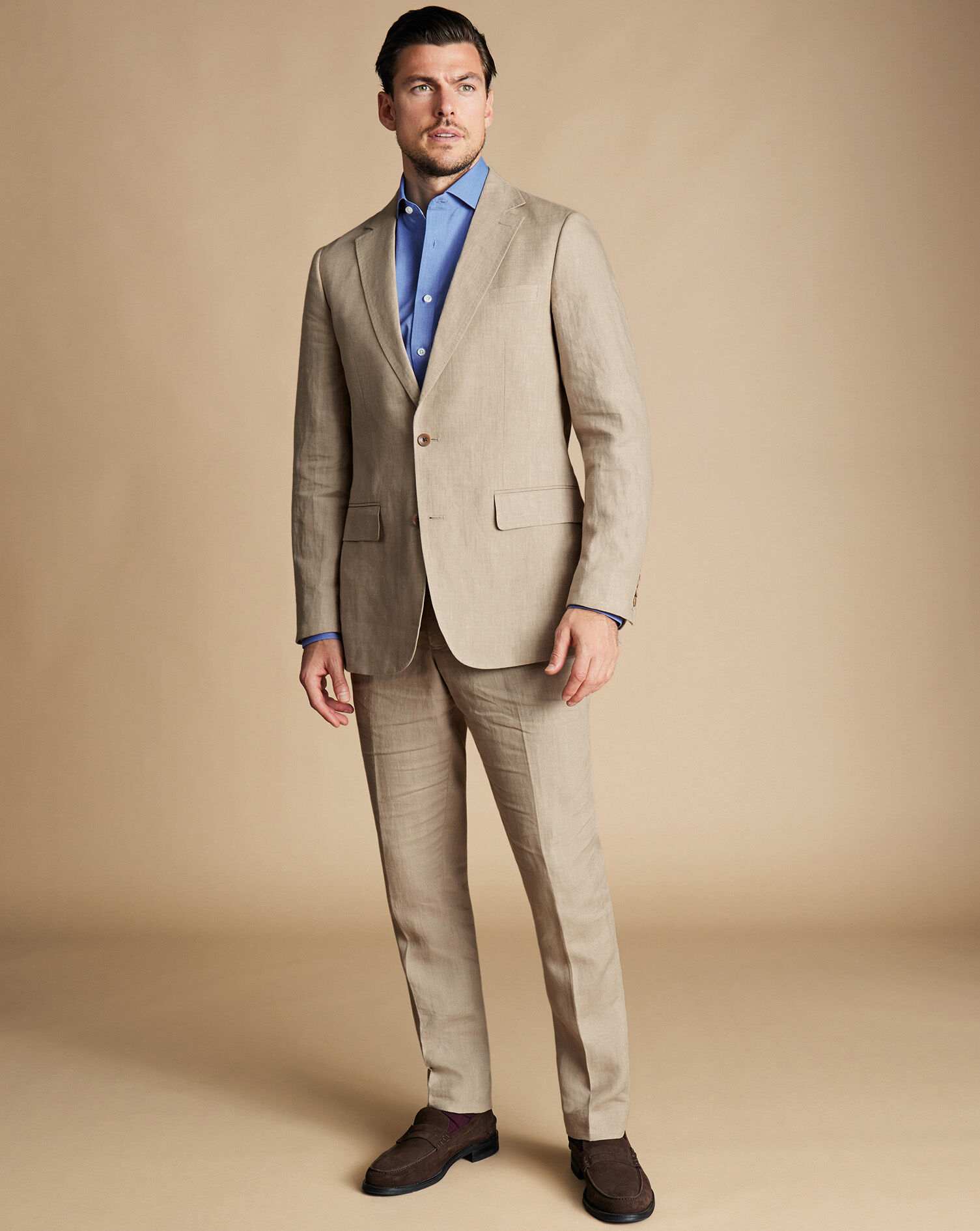 Linen Jacket - Taupe