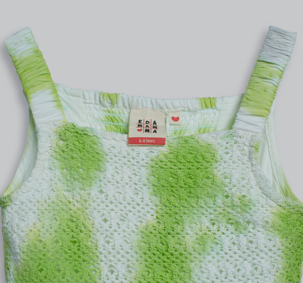 Girls Tie & Dyed Dress - Multicolor