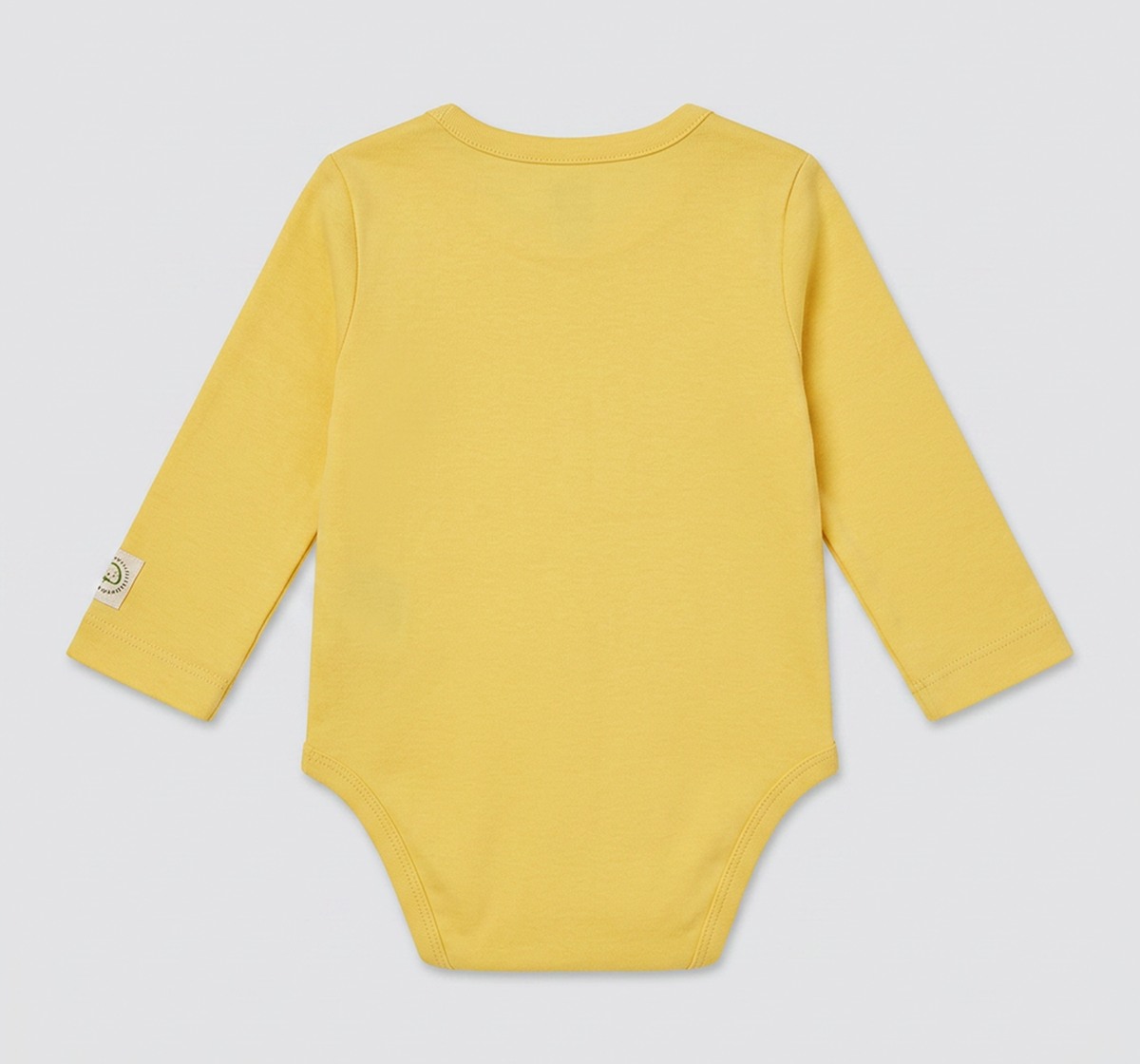 Unisex Baby Long-Sleeve Outer Space Organic Cotton Bodysuits Pack (2-Piece) – Burnt Orange & Pastel Yellow