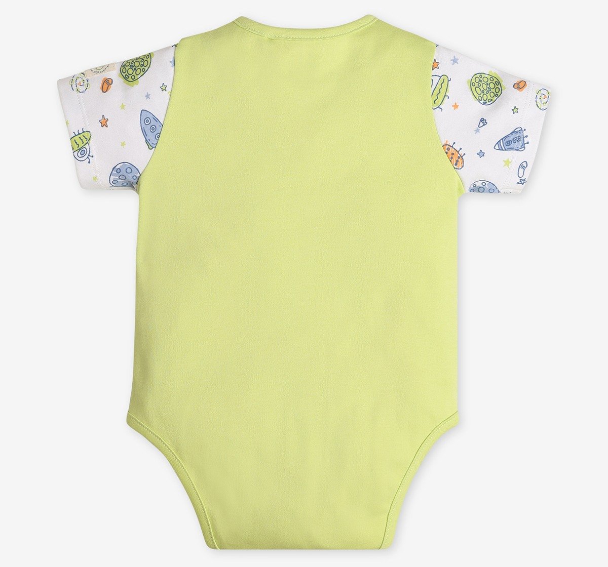 Infants Unisex Printed Bodysuits - Pack Of 2