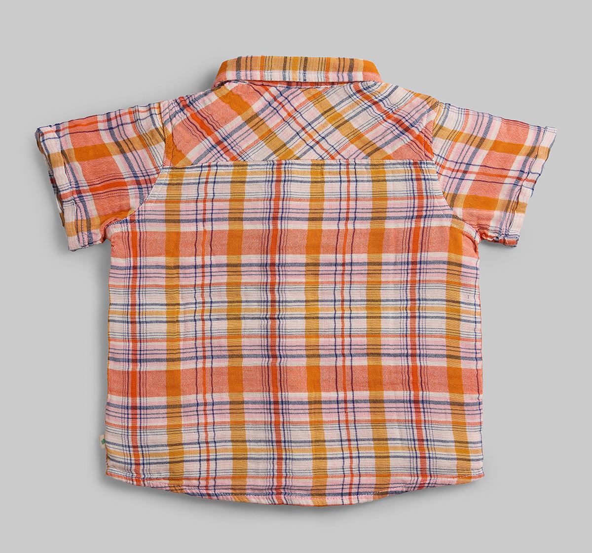 Infant Boys Checkered Shirt - Multicolor