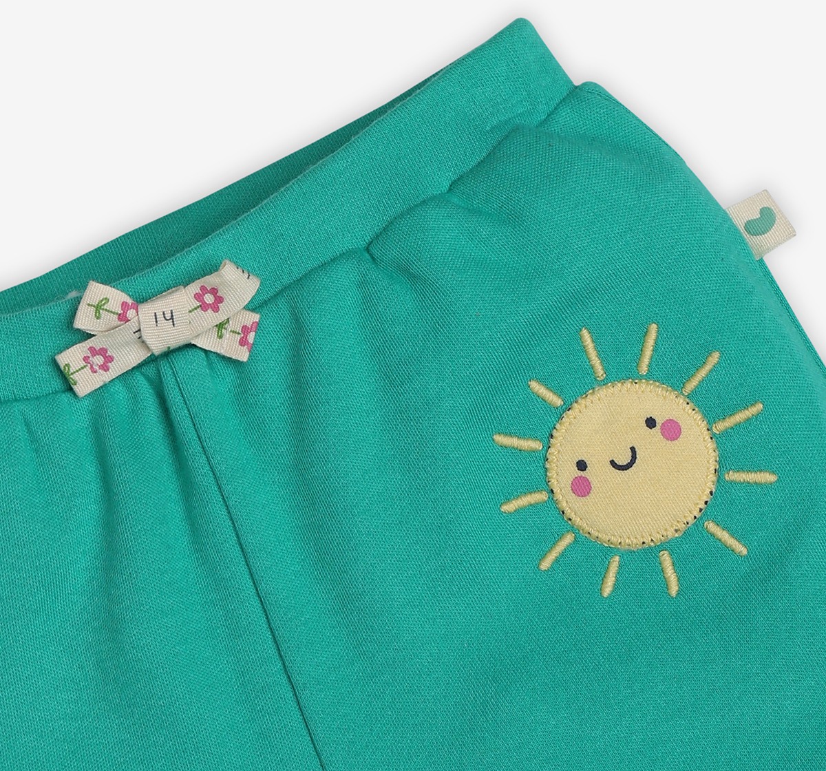 Infants Girls Printed Shorts - Pack Of 2