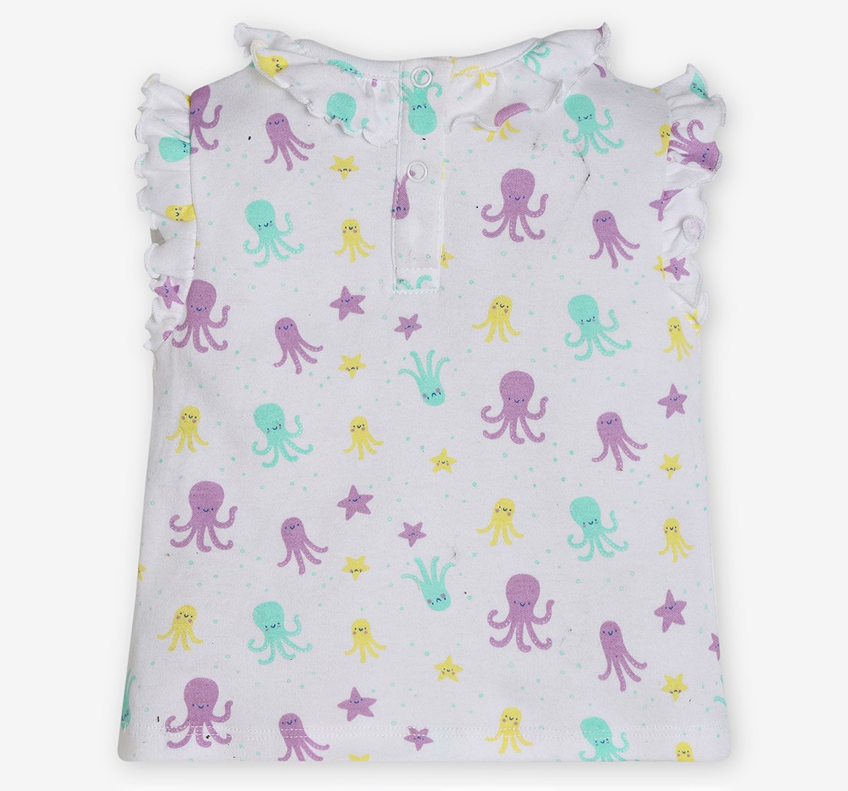 Infants Girls Printed Tshirt - Pack Of 2