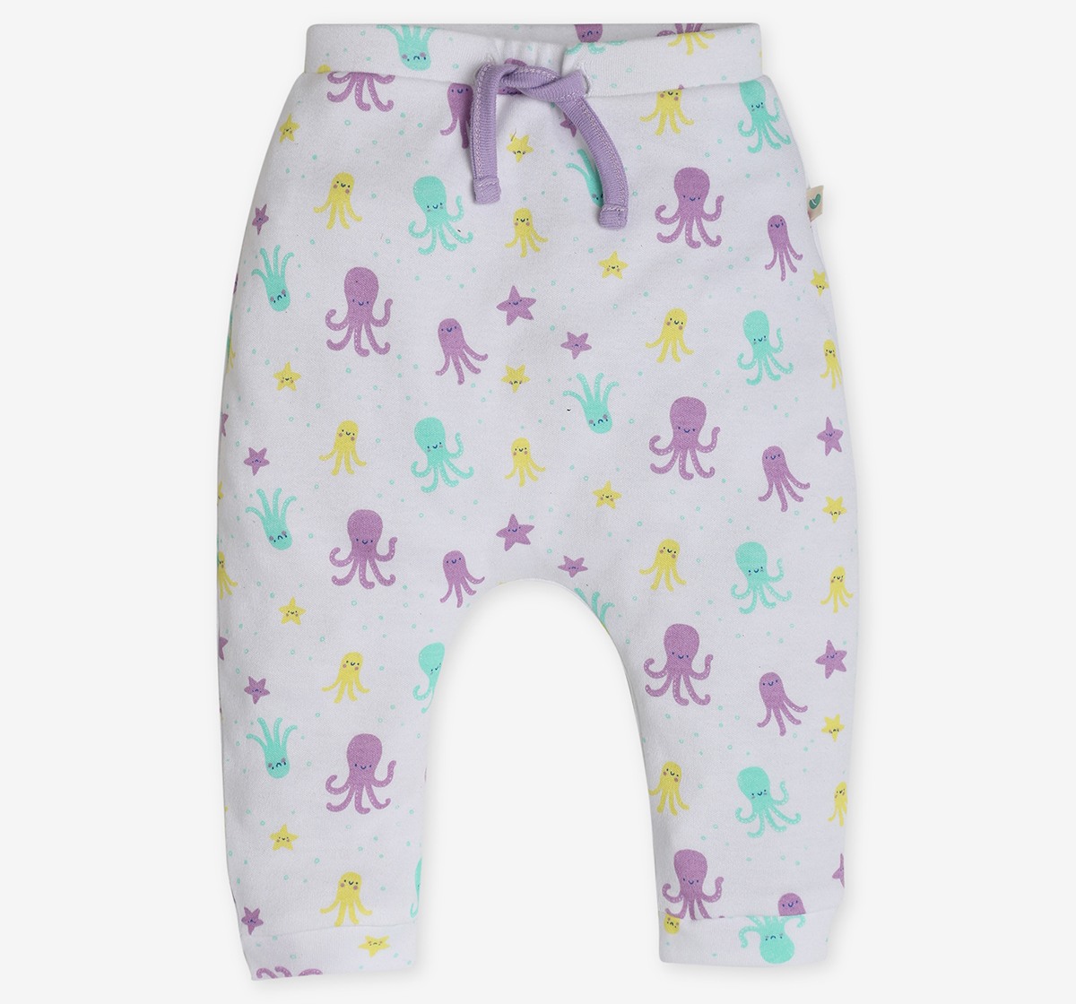 Infant Girls Printed Joggers- Pack Of 2