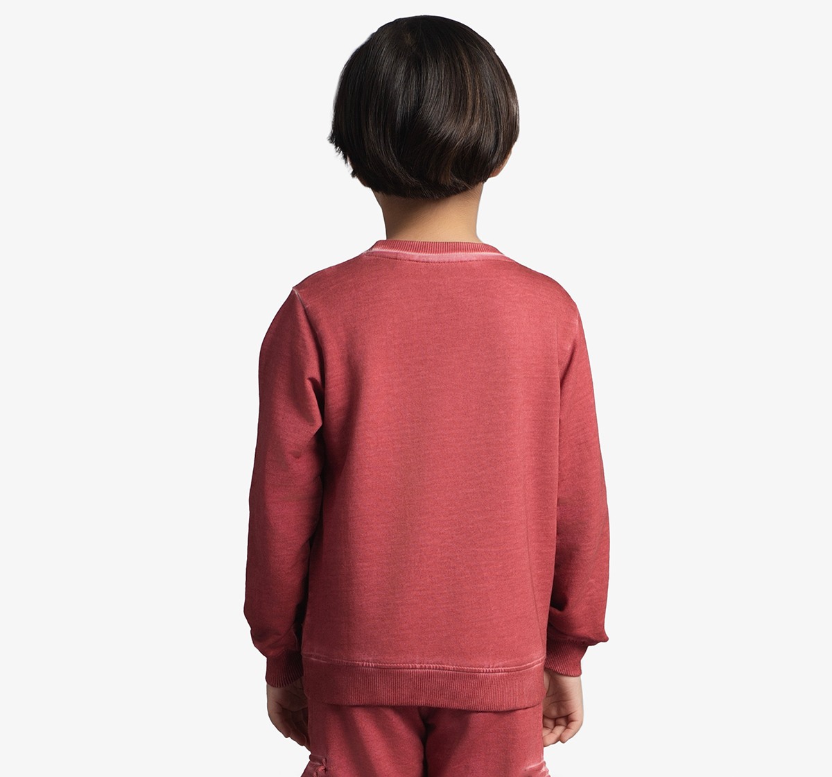 Boys Embroidered Knit Sweatshirt & Jogger Co-Ord Set